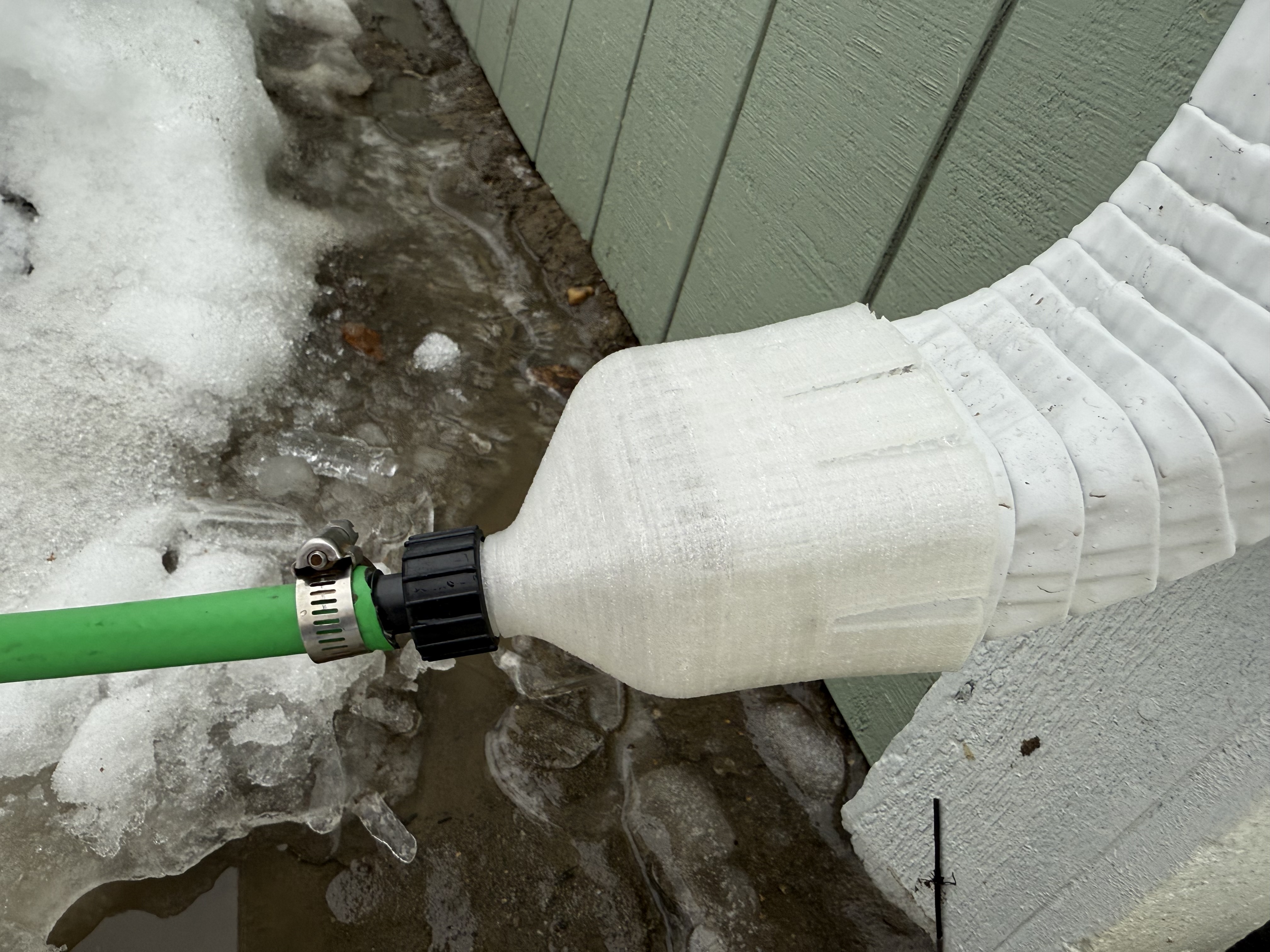 Gutter to Garden Hose Adapter