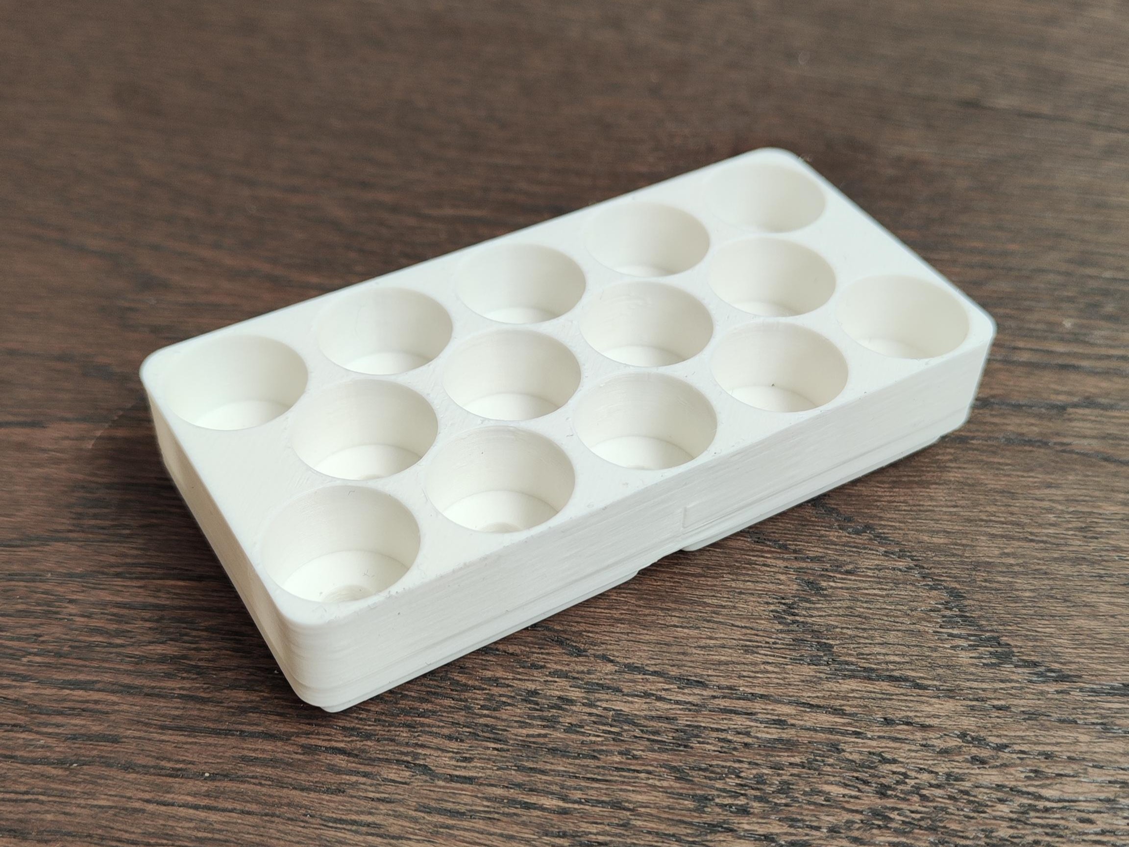 Miniatura 2 do modelo 3D Gridfinity 2x1 Inter-stackable AA battery holder