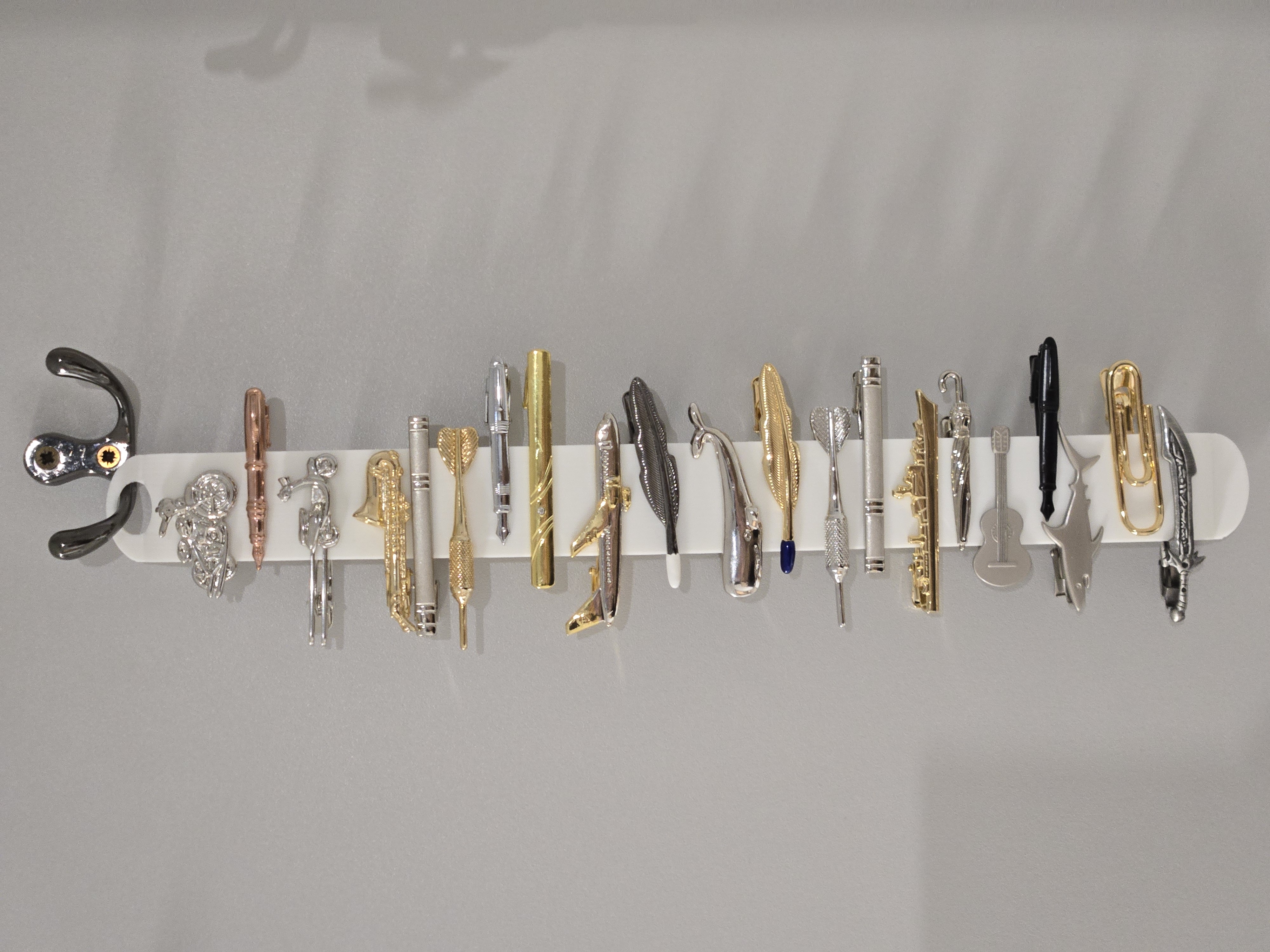 Tie Clip Holder -> 3 versions<- Krawattenklammer Halterung Broschen brooches
