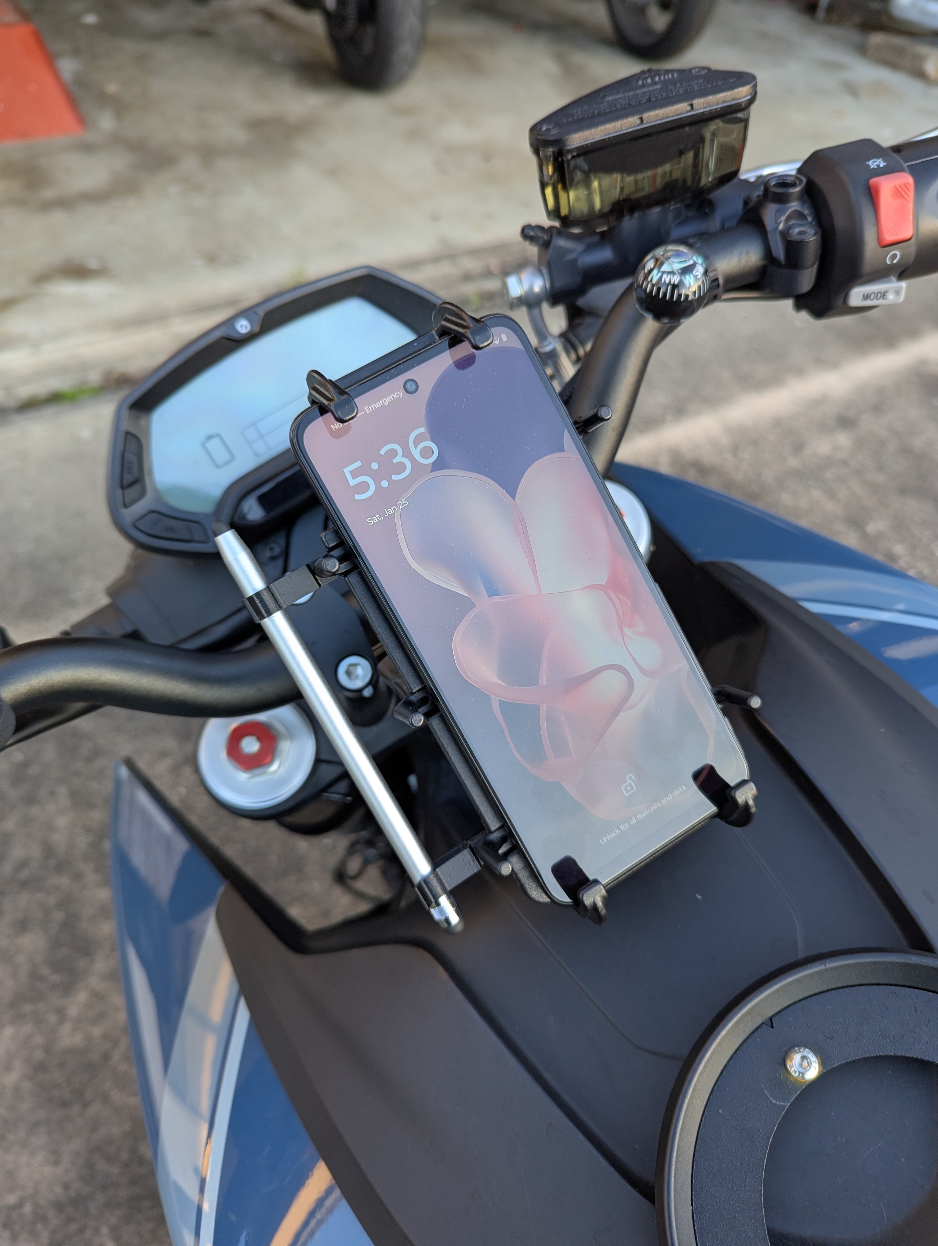 Stylus clips for RAM phone mount