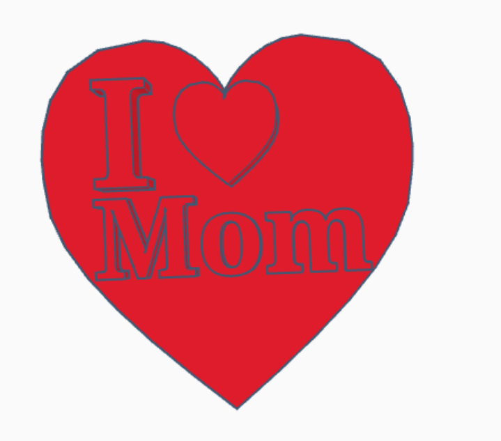 Valentine's Day Stamp (Ideal for homemade mug plates)