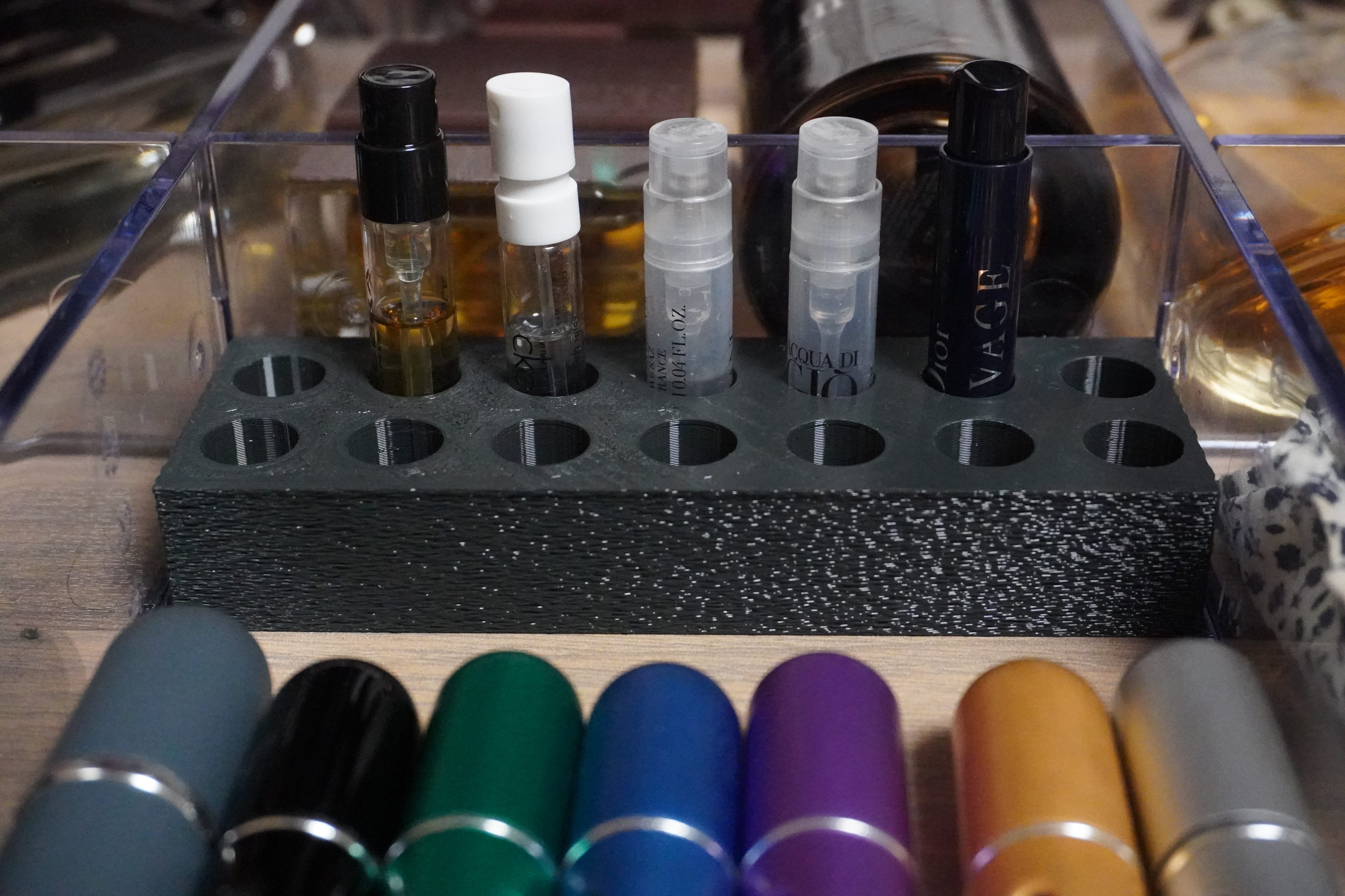 Fragrance samples holder for Ikea Pax Komplement dividers — thumbnail 4