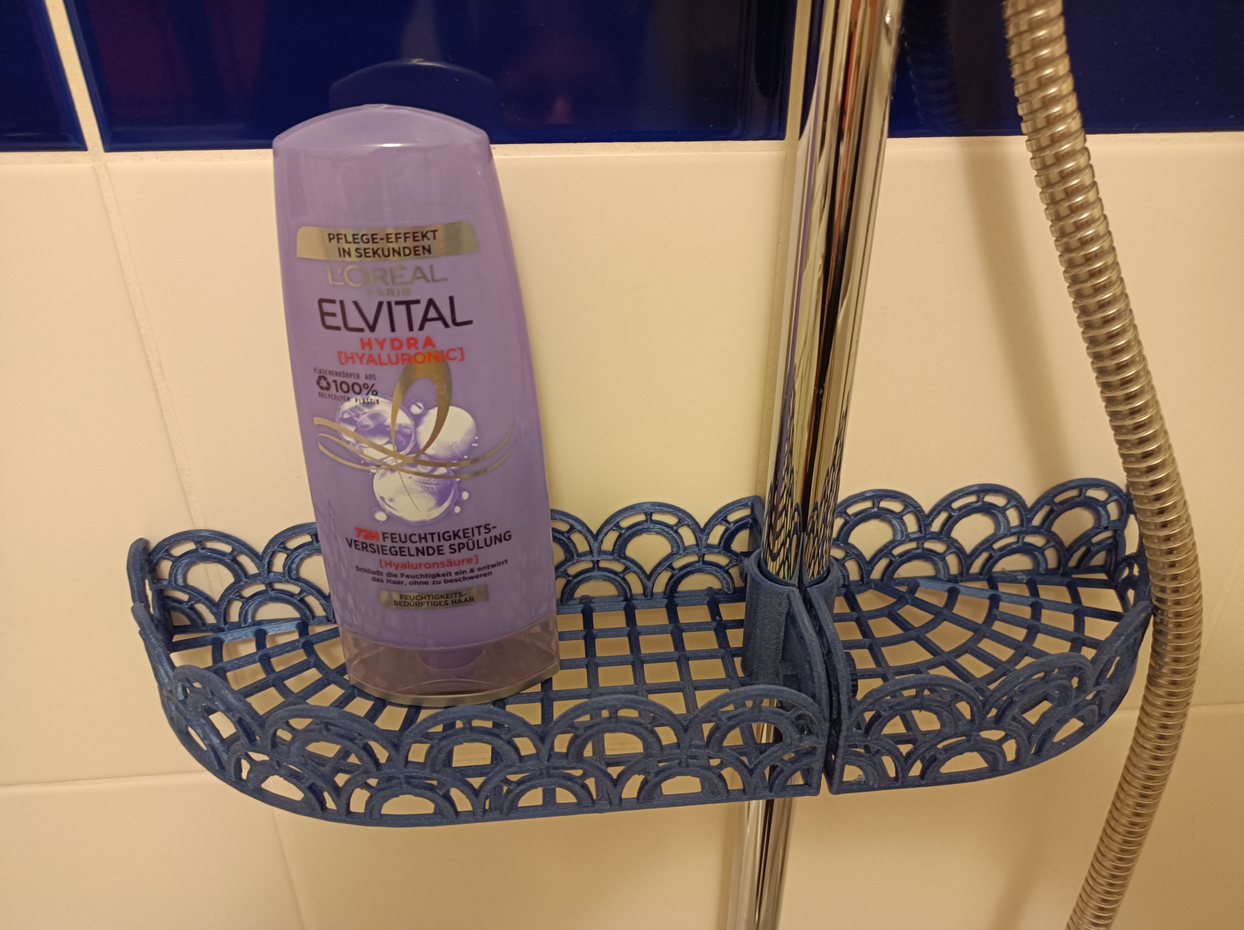 Big decorative Shower Basket with less depth
