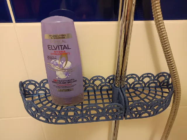 Big decorative Shower Basket with less depth
