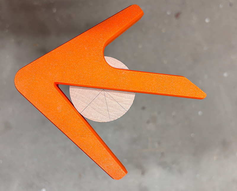 Circle center finder jig