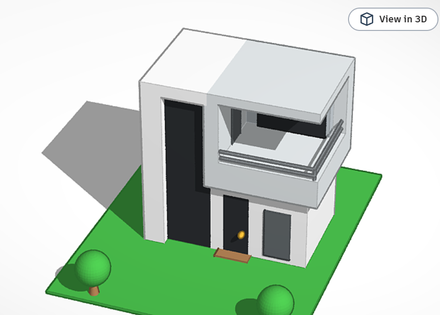 A Creative model of a mOdern house Part 2