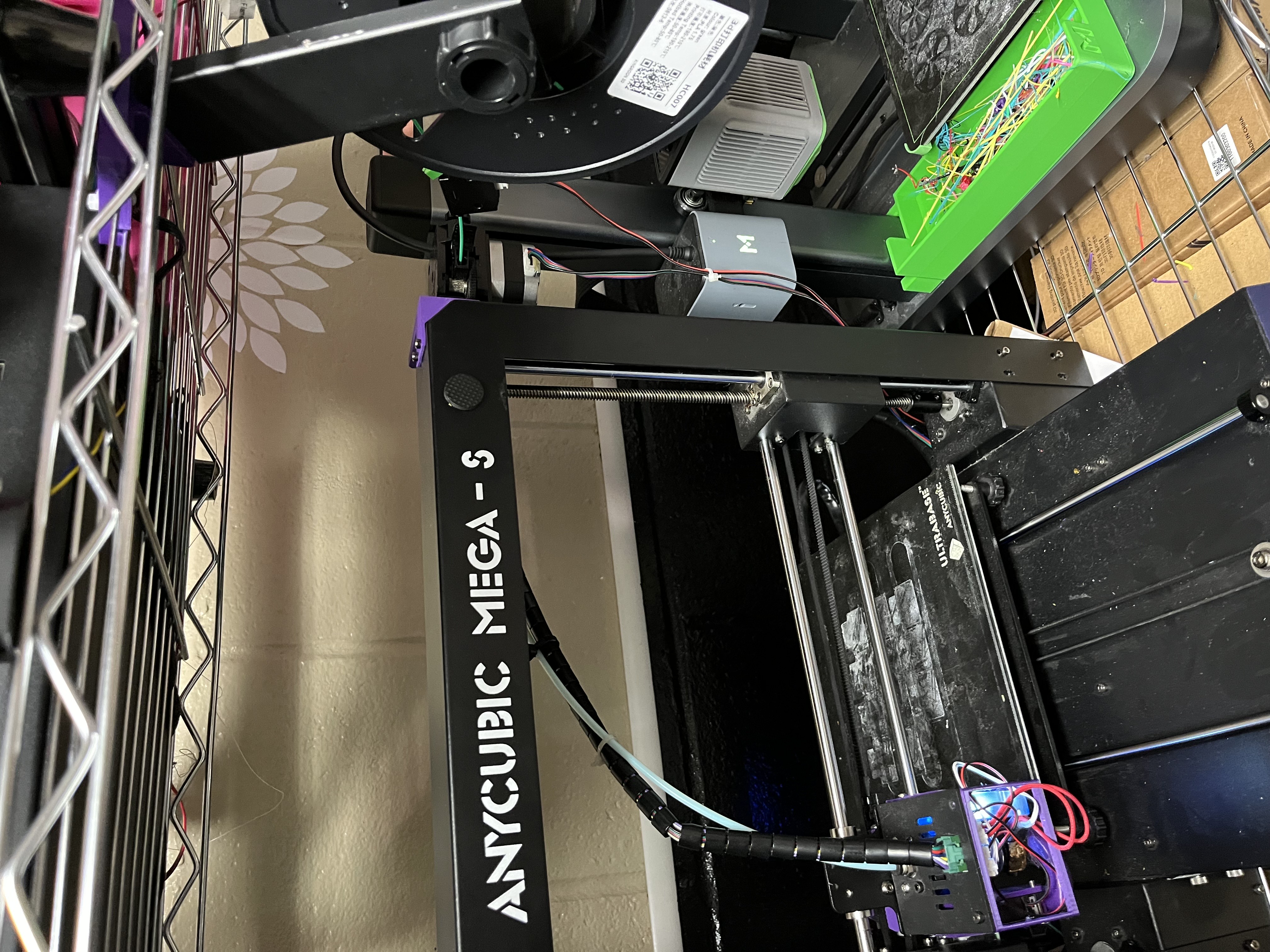Mega S extruder relocation bracket — thumbnail 2