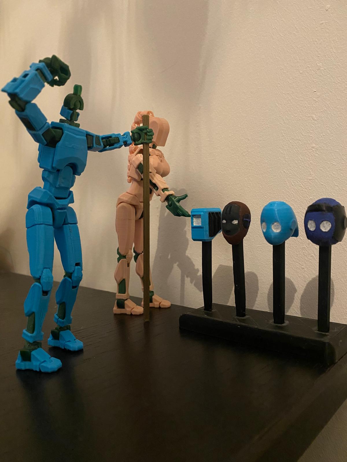 Head display stand for Dummy 13 heads