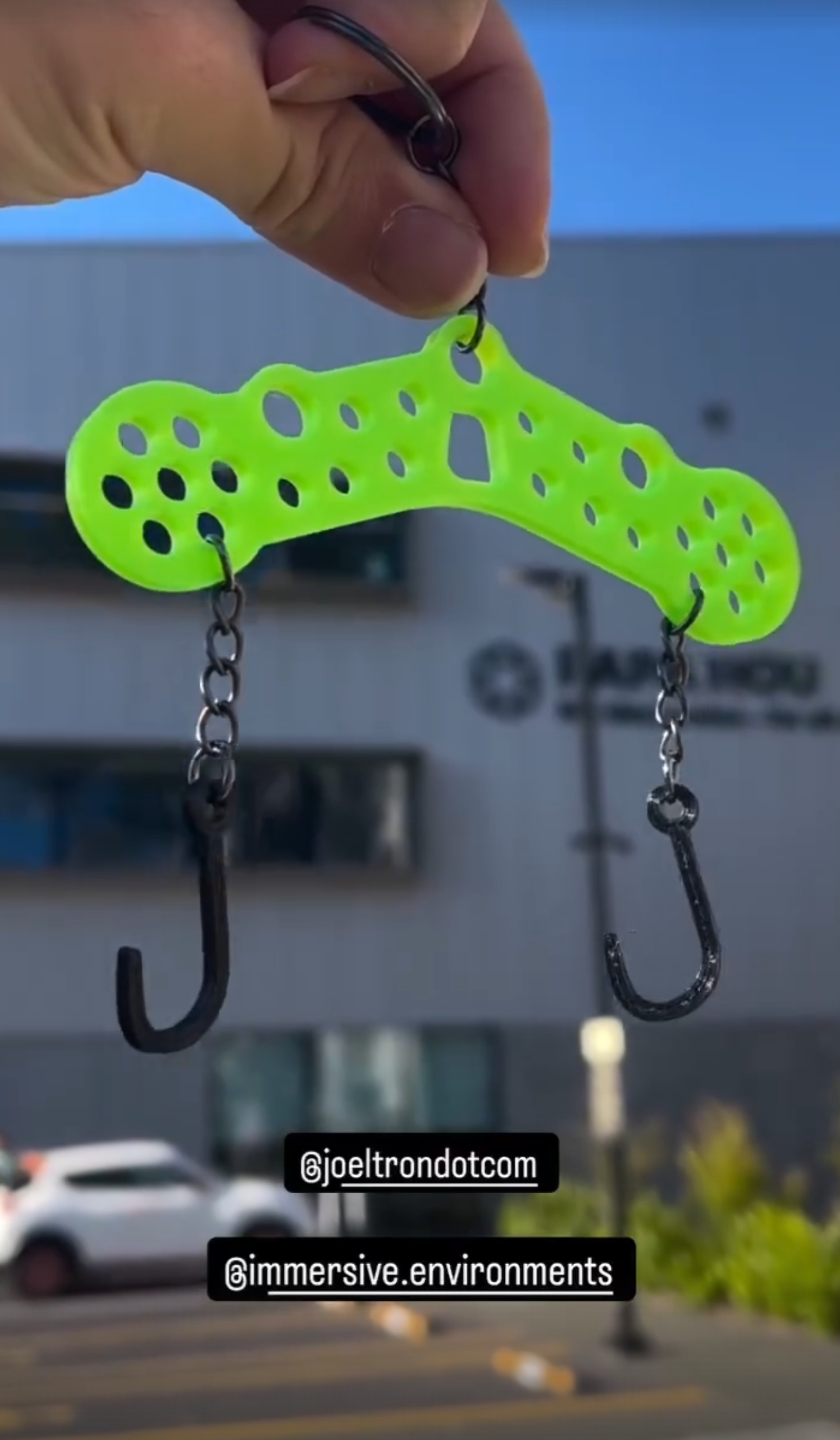 Body Suspension Key Rings