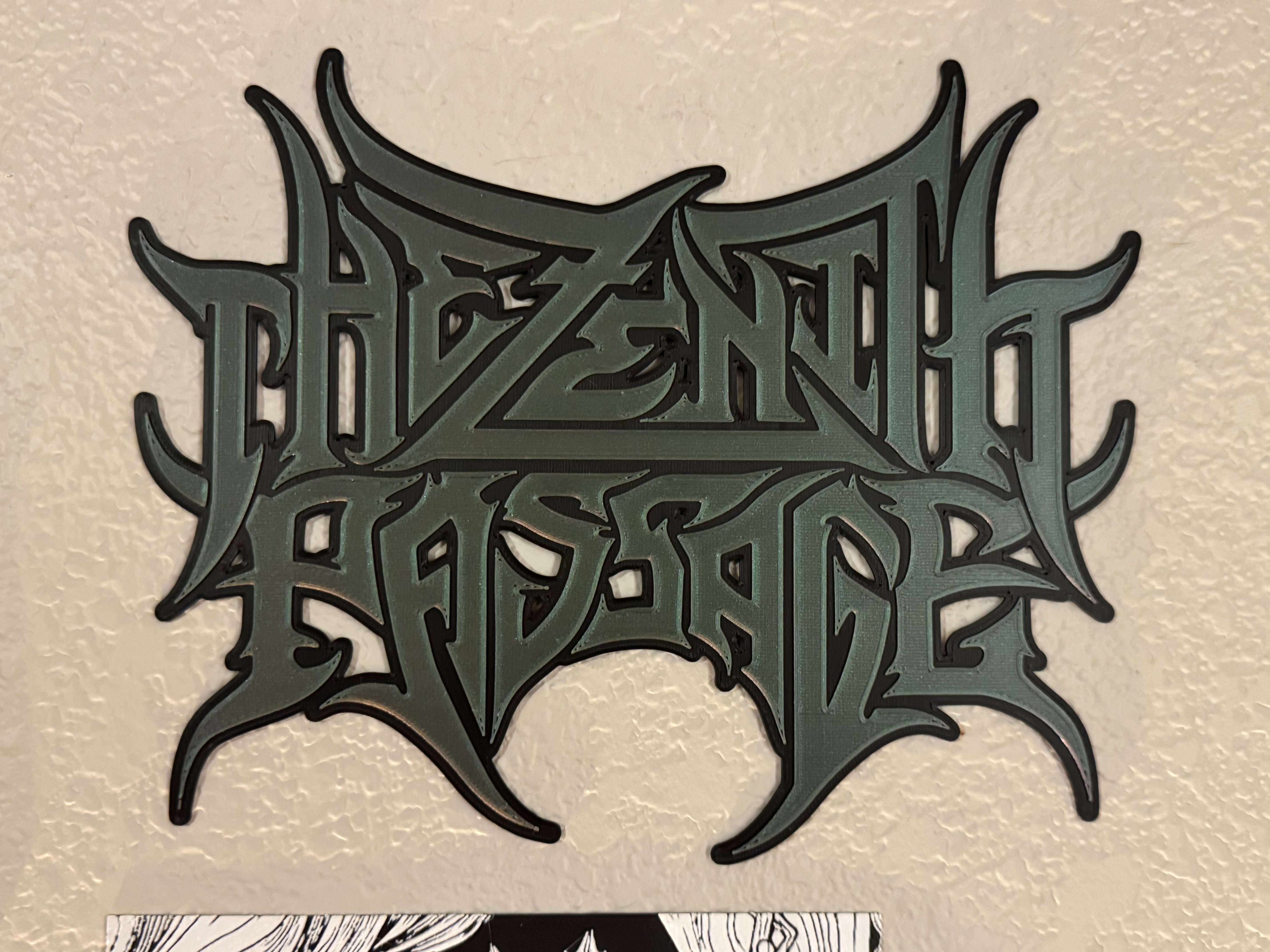 The Zenith Passage Band Logo Sign
