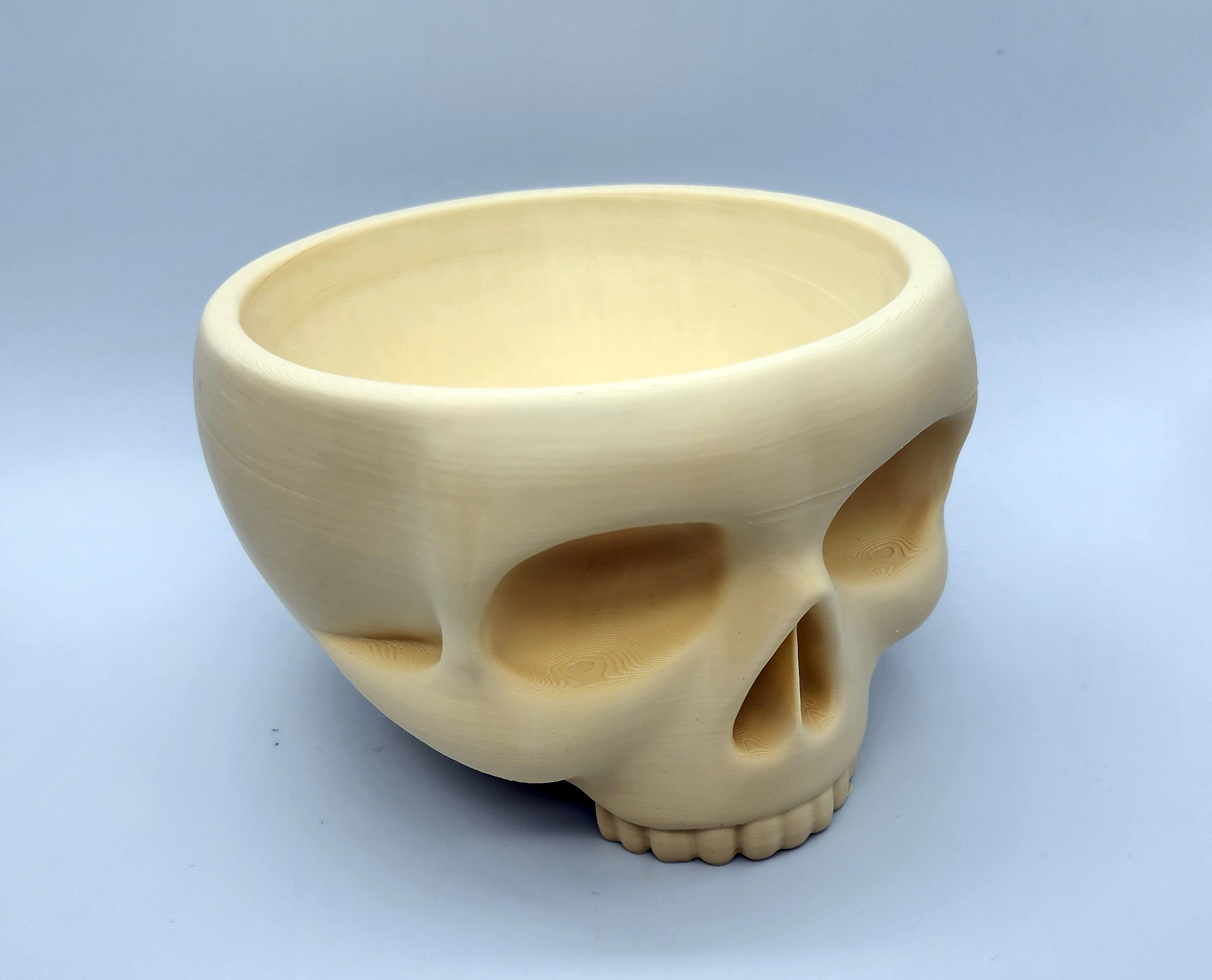 Skull Bowl 3D model thumbnail