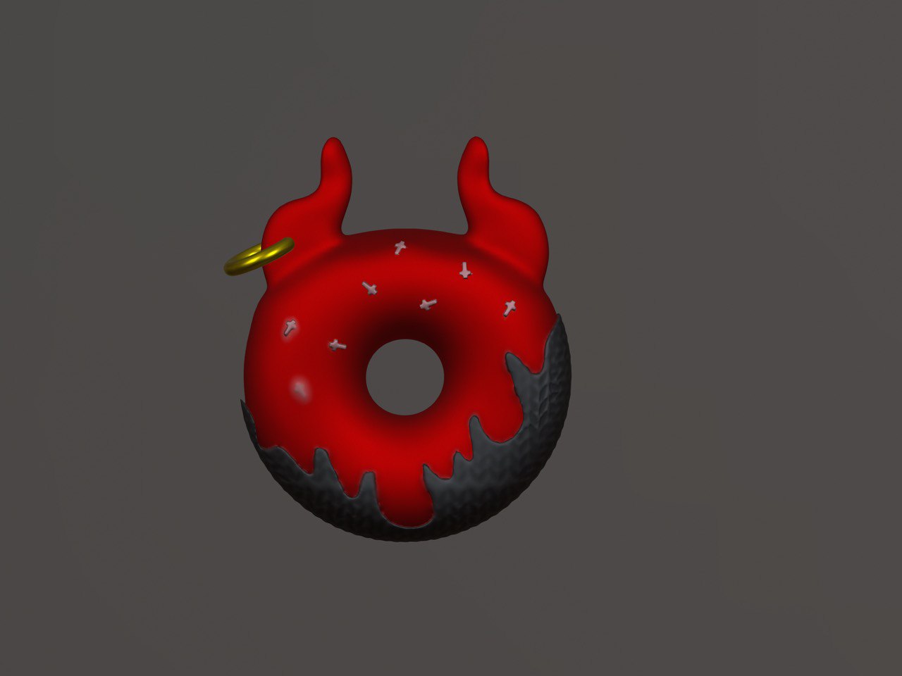 Miniatura 2 do modelo 3D donuts devil