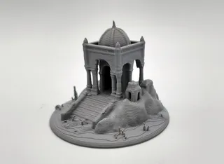 Desert Temple Miniature