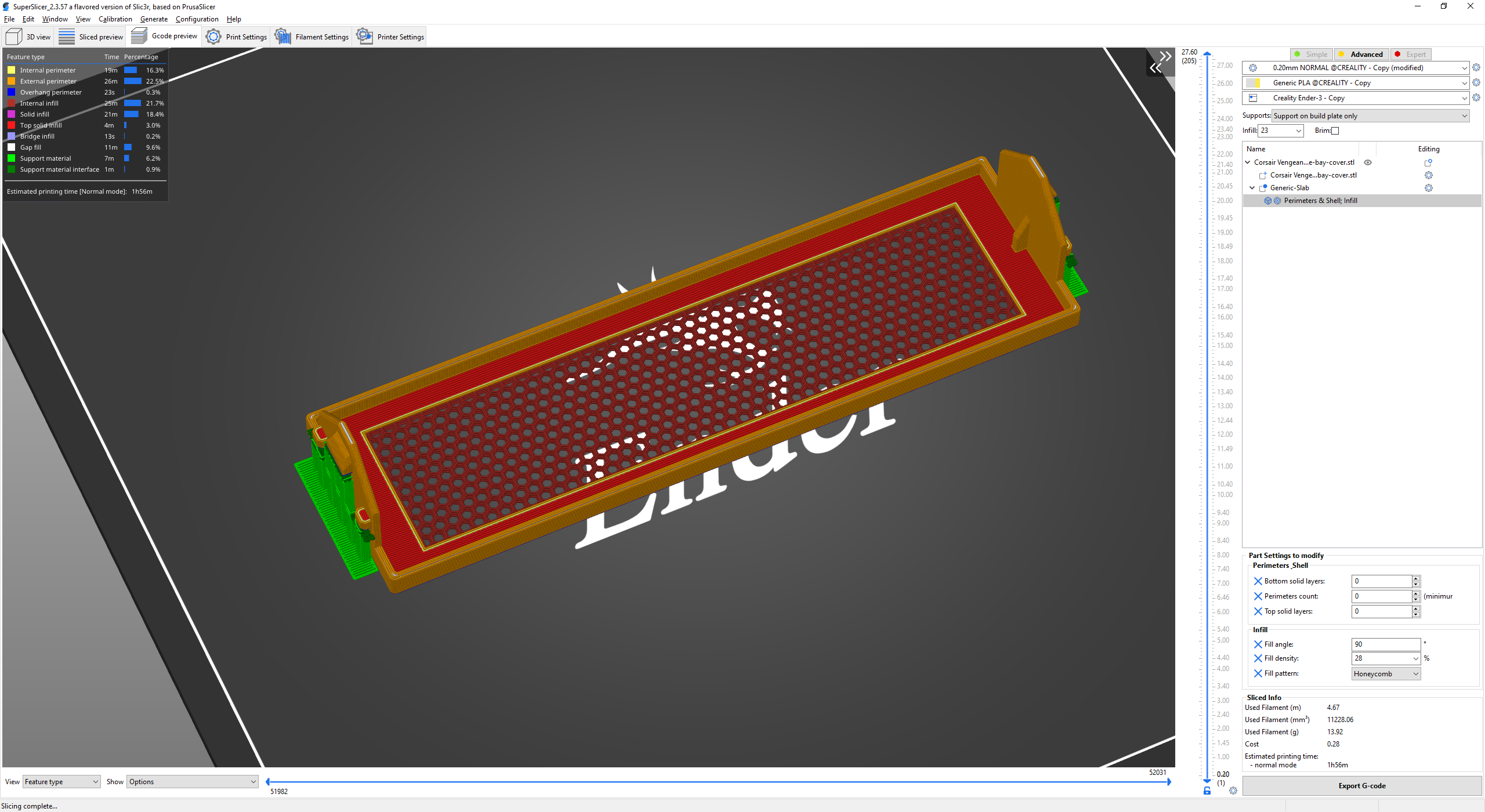 Corsair Vengeance C70 5.25 drive bay cover