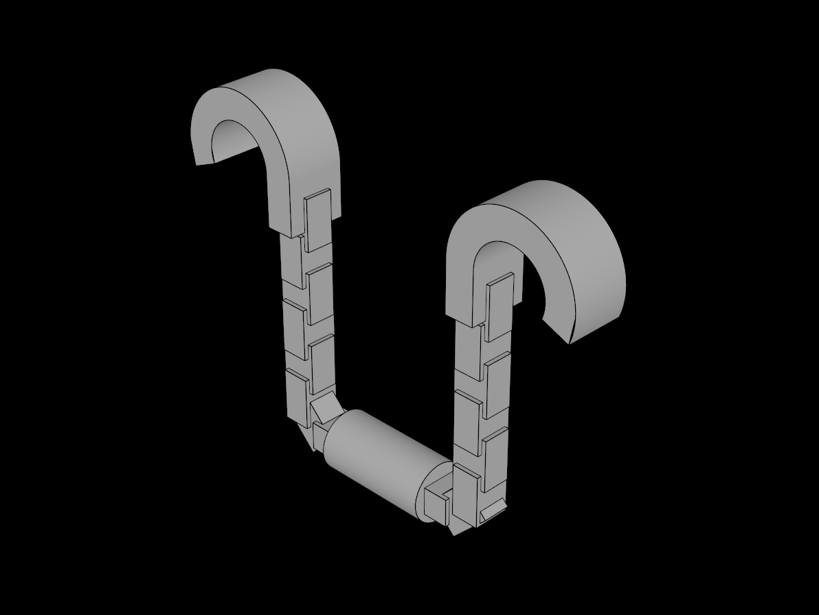 Lego Compatible (55707d.dat) Minifig Shackles