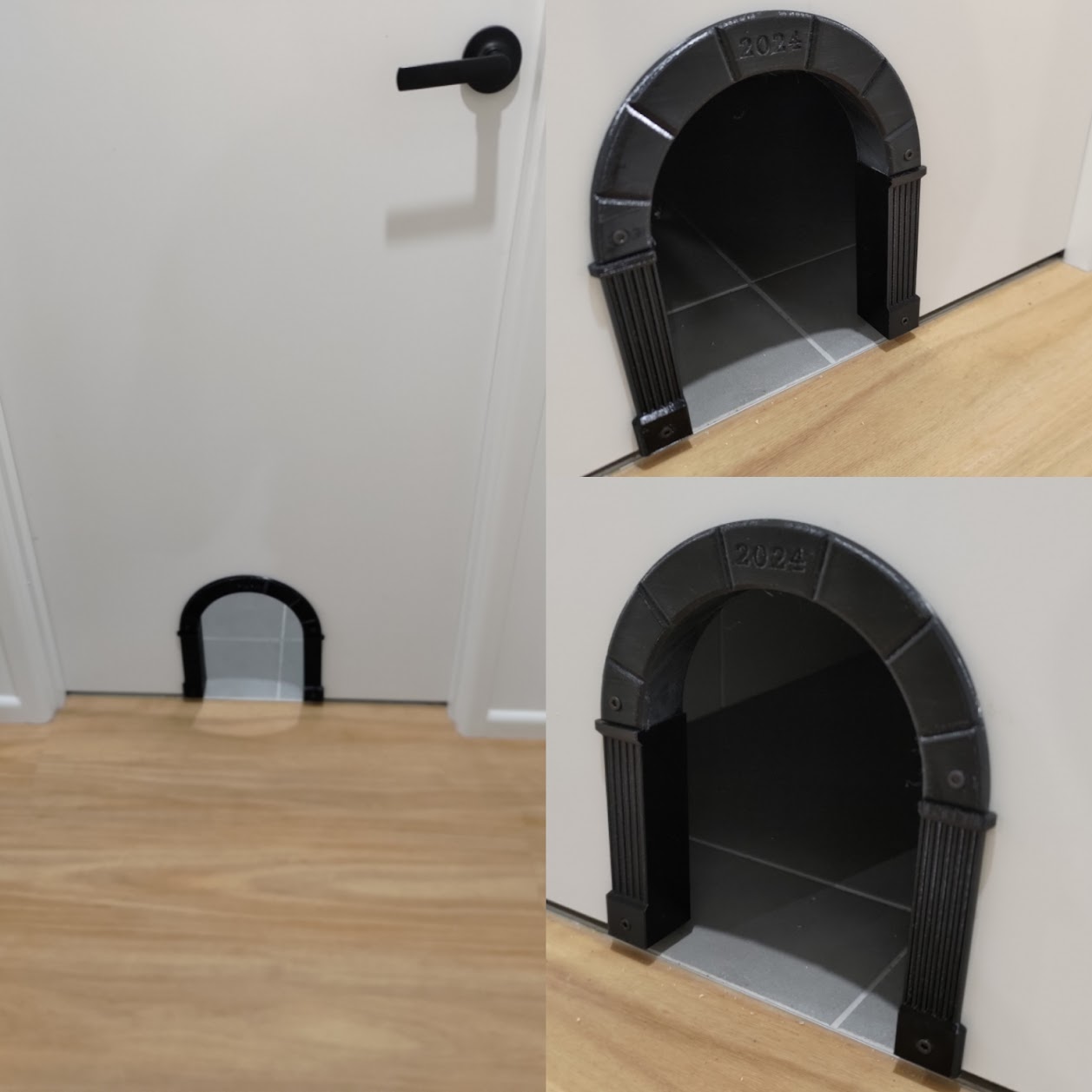 Cat door arch