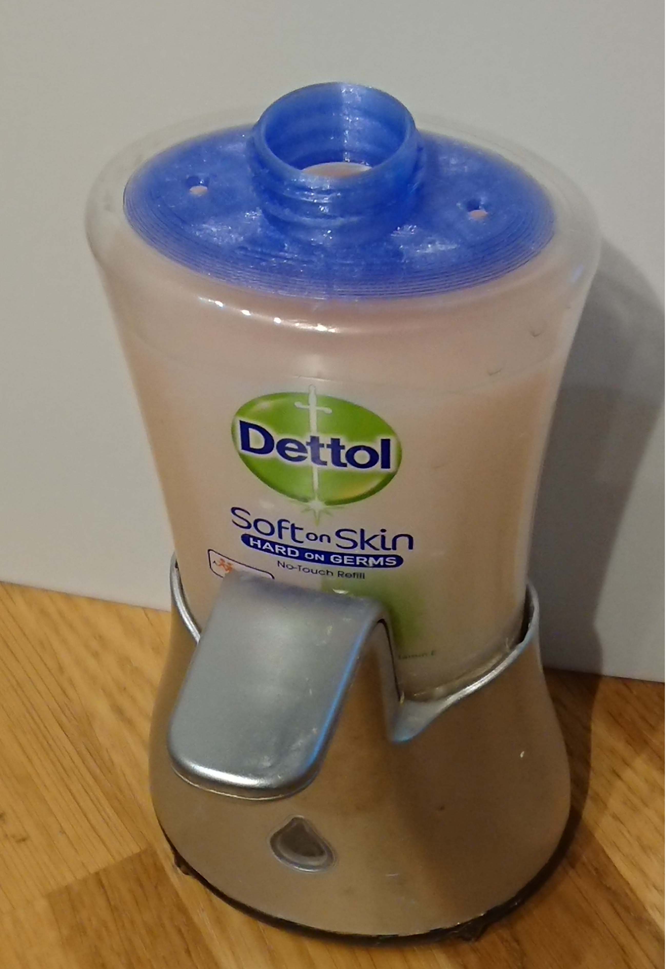 Soap refil opening