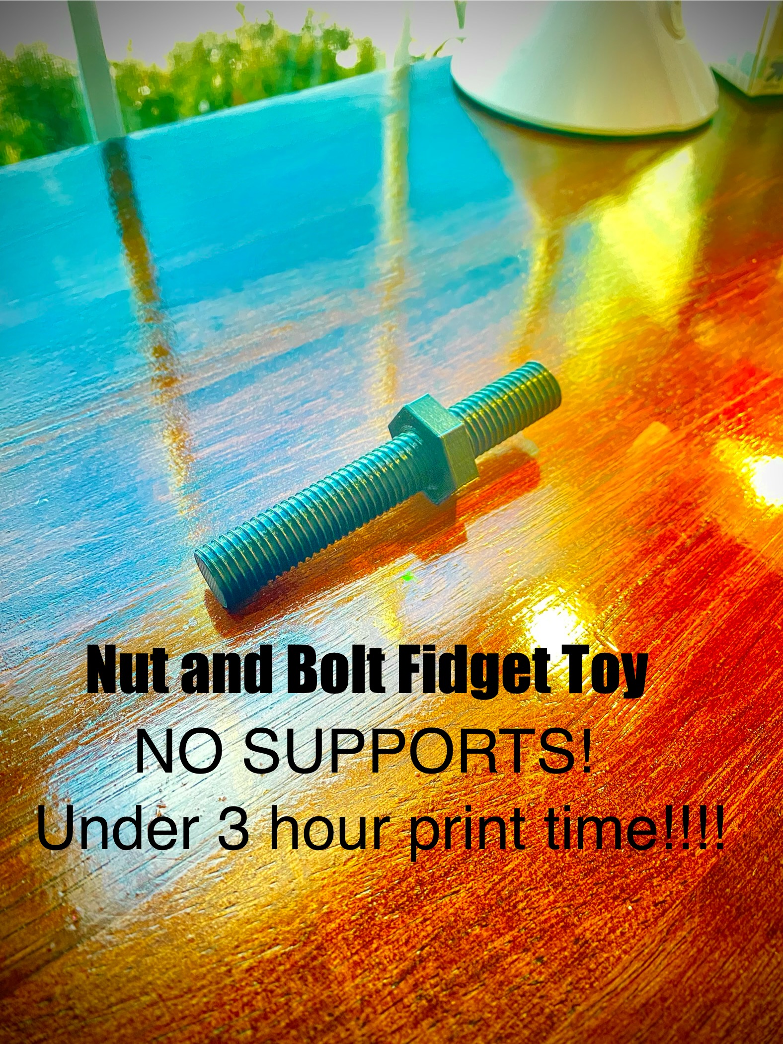 Nut and Bolt Fidget Toy