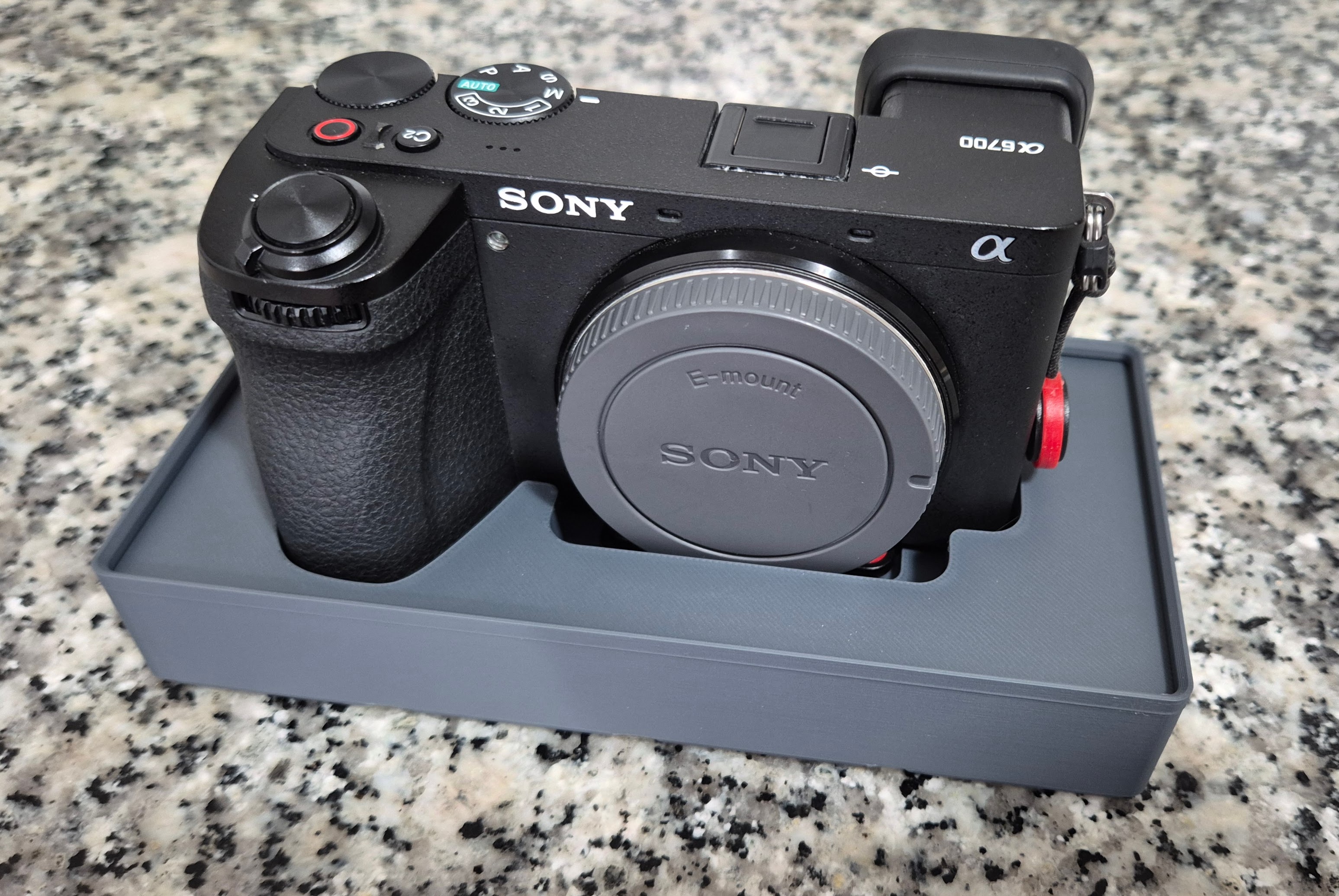 Sony a6700 Gridfinity Bin - With Peak Design Capture Clip Cutouts