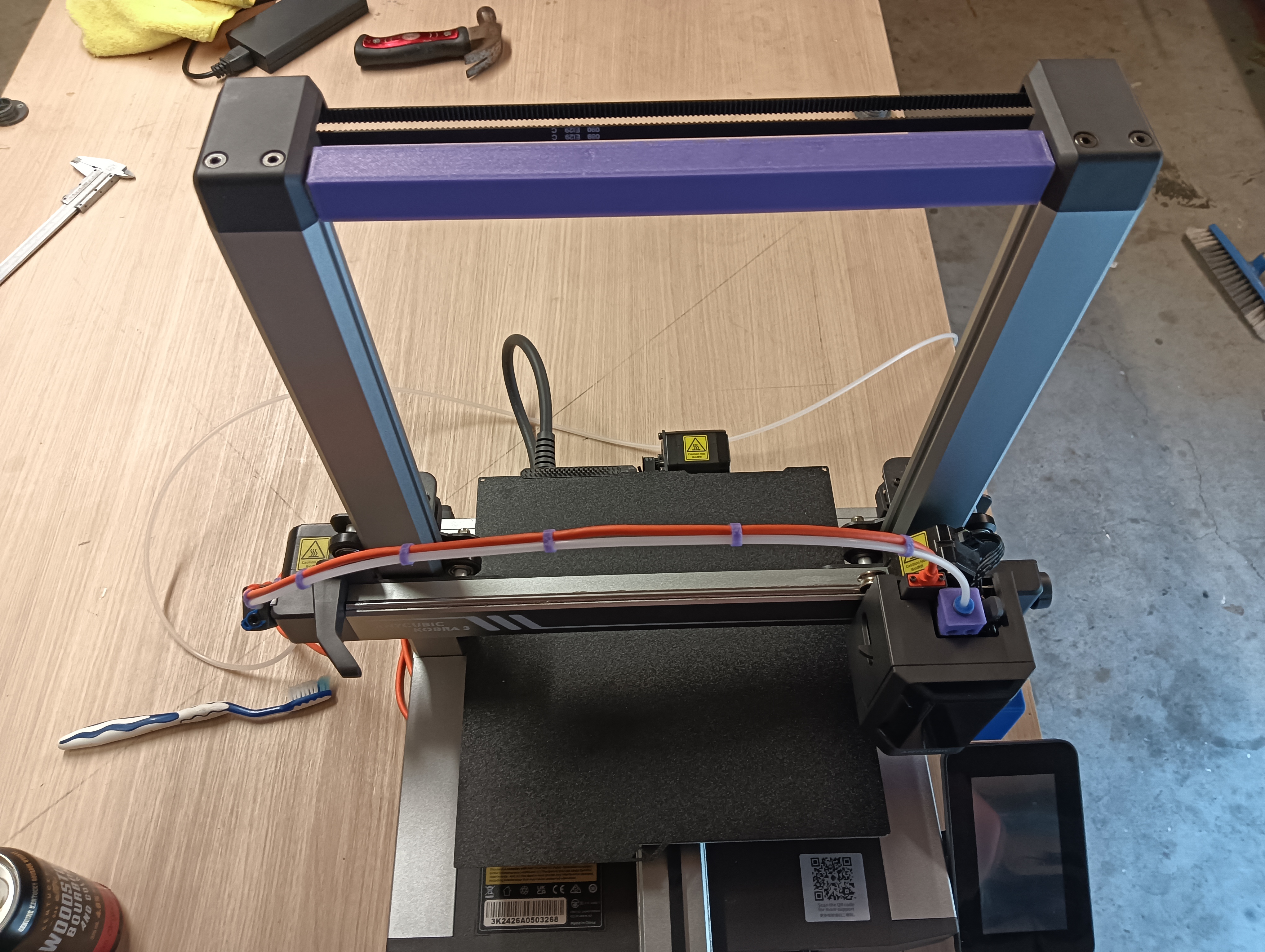 anycubic kobra3 top rail cover