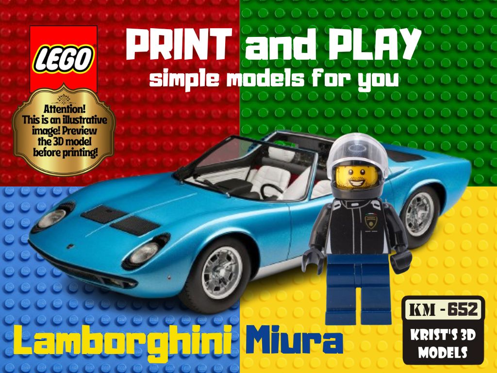LEGO Lamborghini Miura Roadster 1968