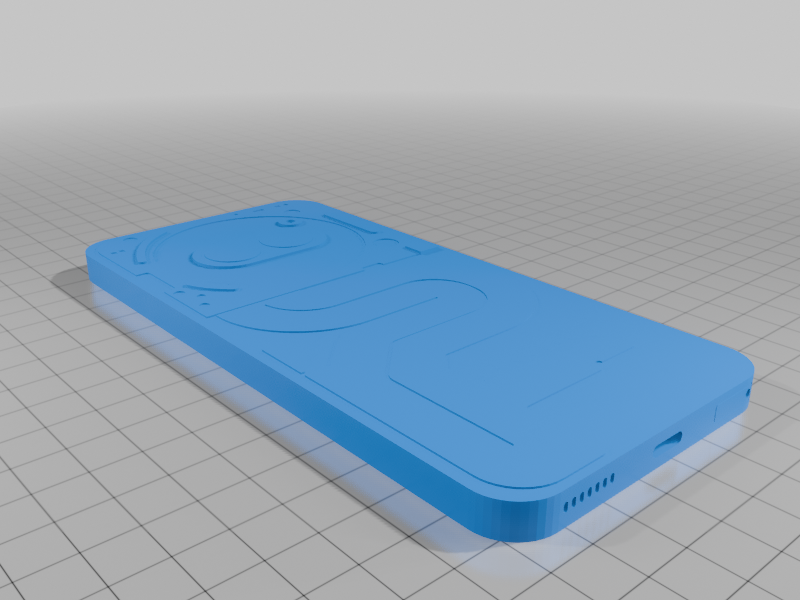 Nothing Phone (2a) 3D Model — miniatura 3