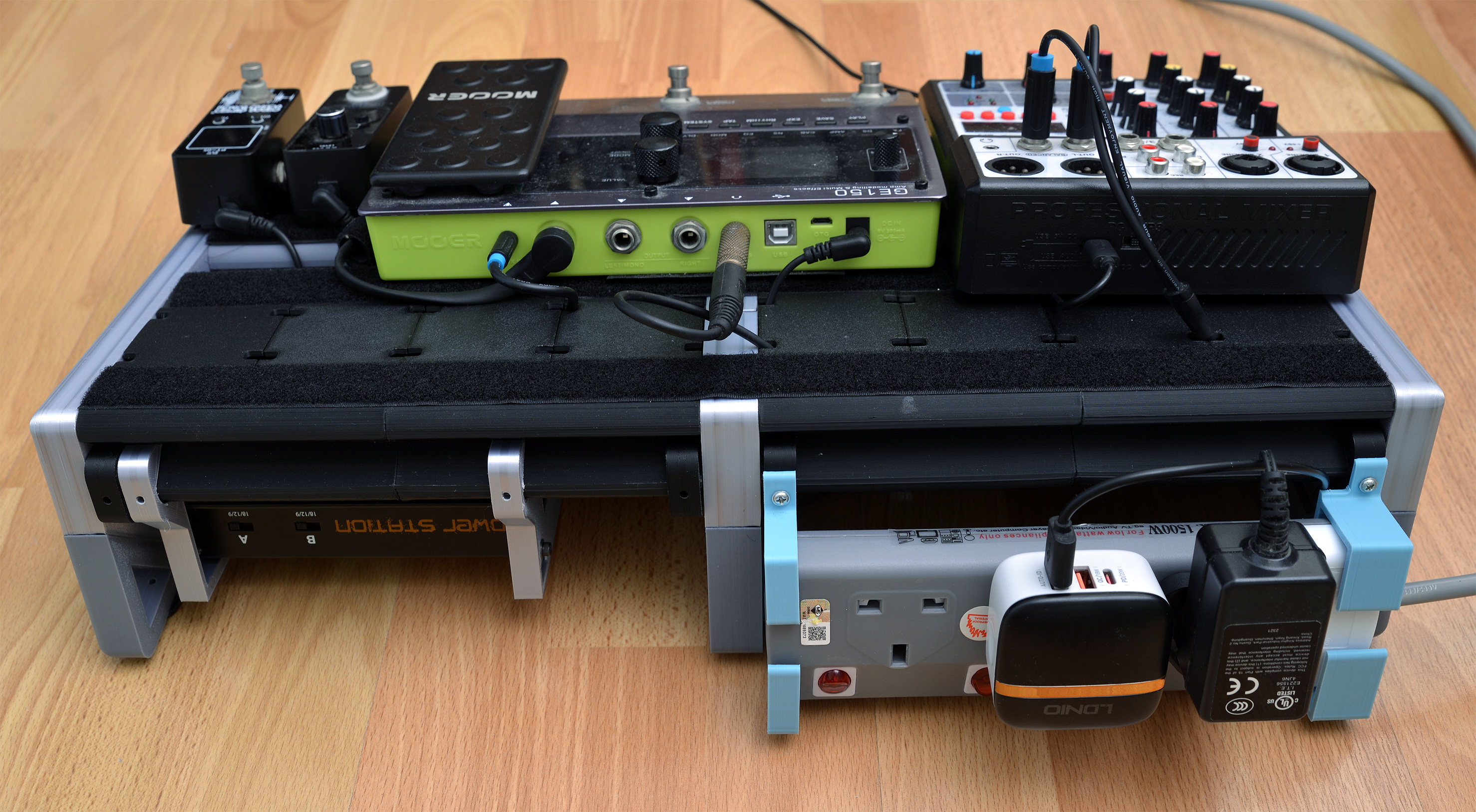 Modular Pedalboard Remix for Various Attachments 3D model thumbnail
