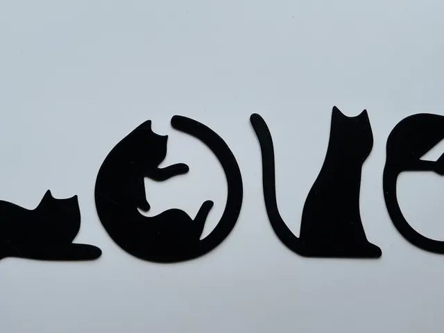 Cat Love Wall Art #1