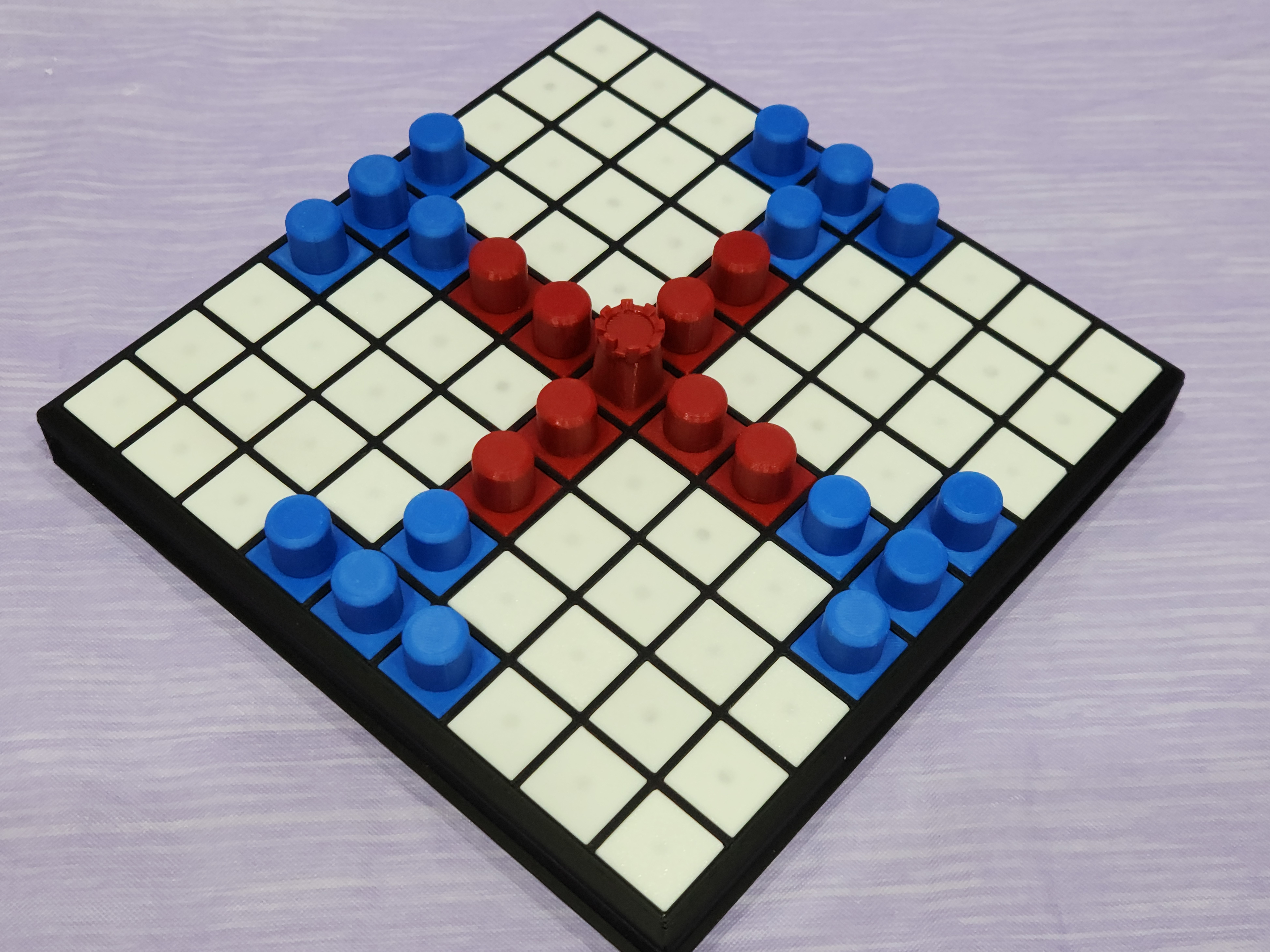 Tablut - Hnefatafl 9x9 Board W/ Rules (Magnetic Tiles & Pawns / Swappable Tiles)