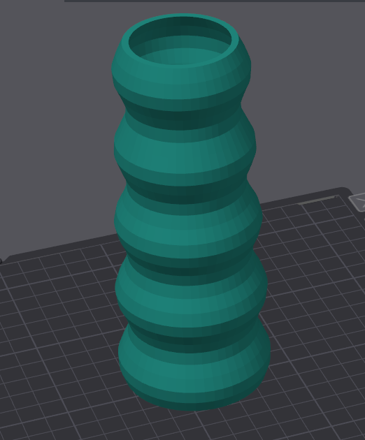 a simple modern smooth vase