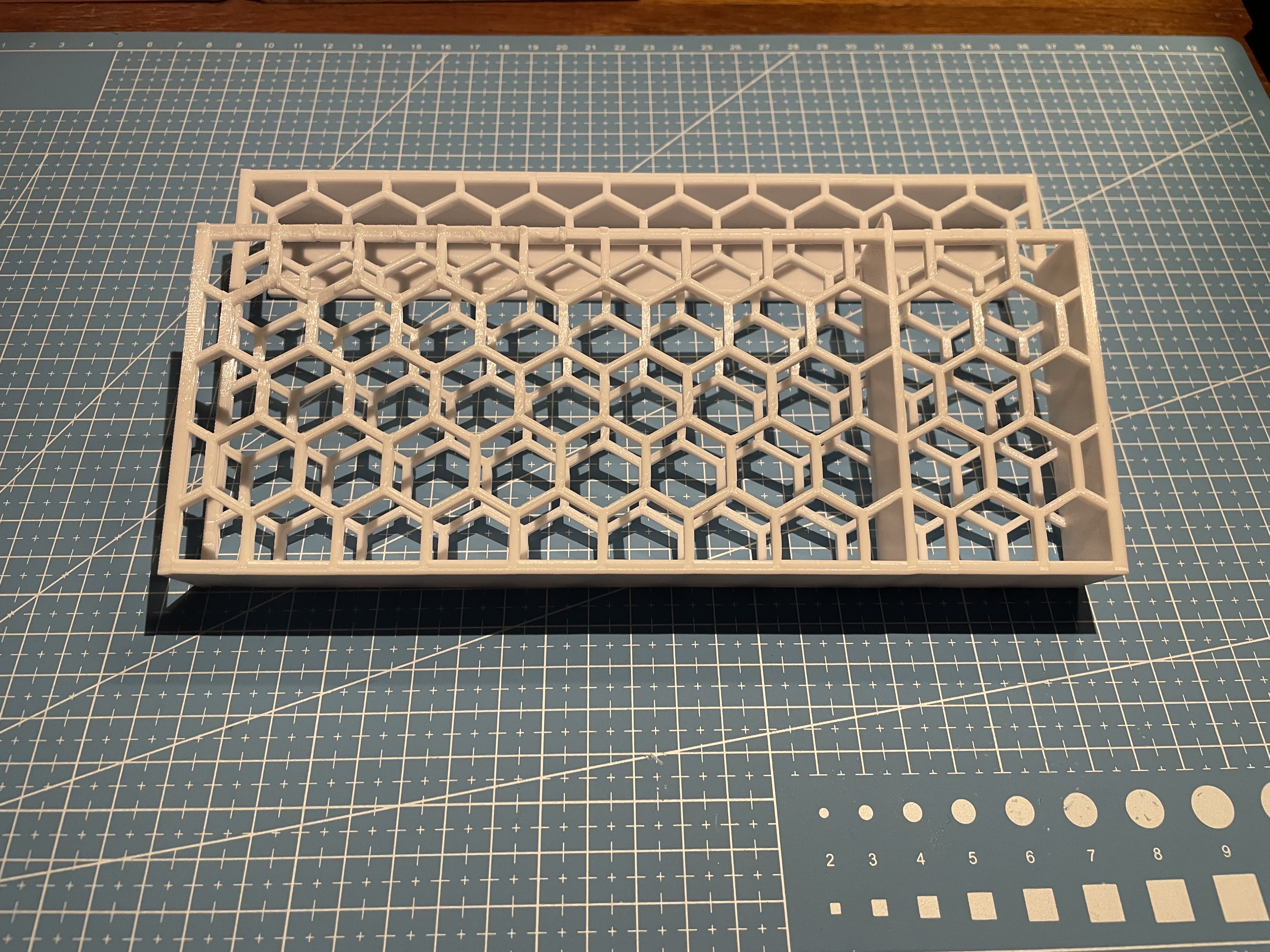 Phone and Remote Honeycomb Holder for IKEA Brimnes