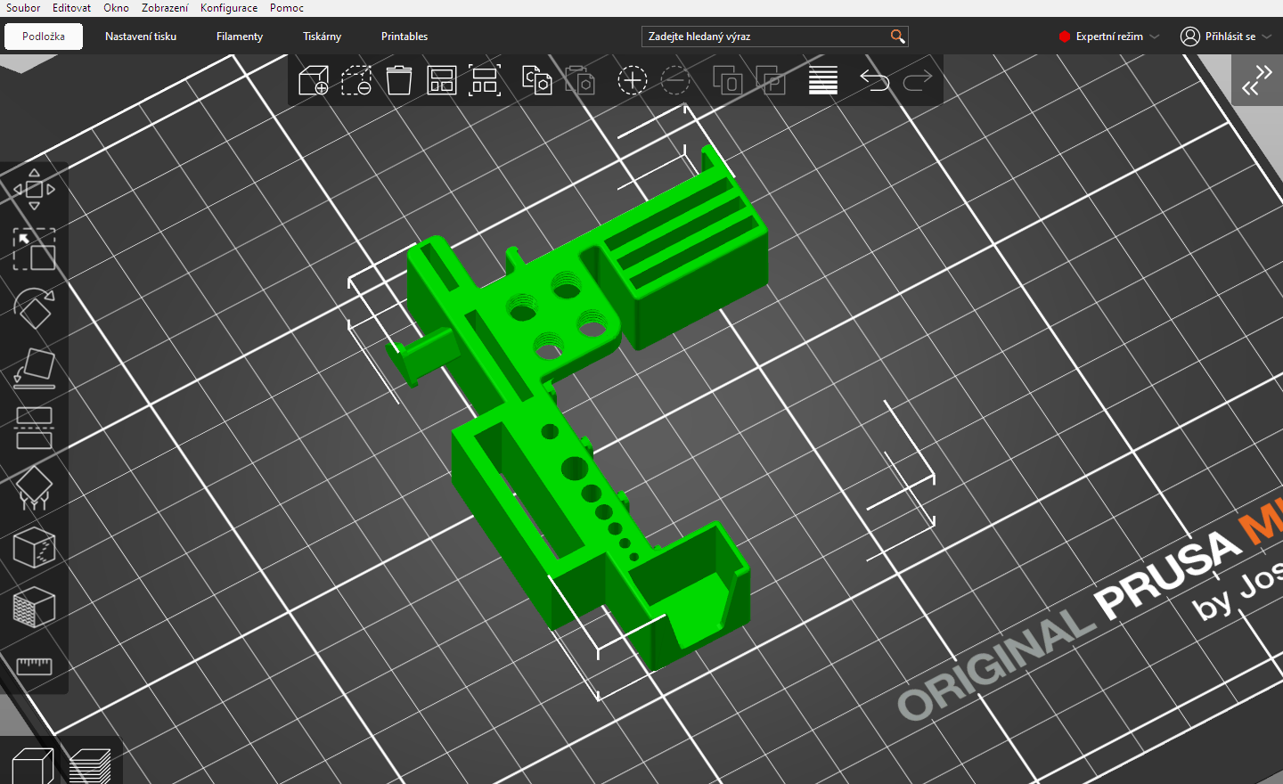 Toolholder for creality ender3 v3 se with side scraper holder.