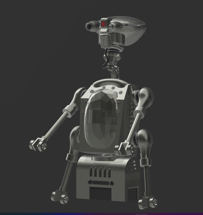 Dune Sea Train Droid Head, Neck, and body. Minus a few details. by