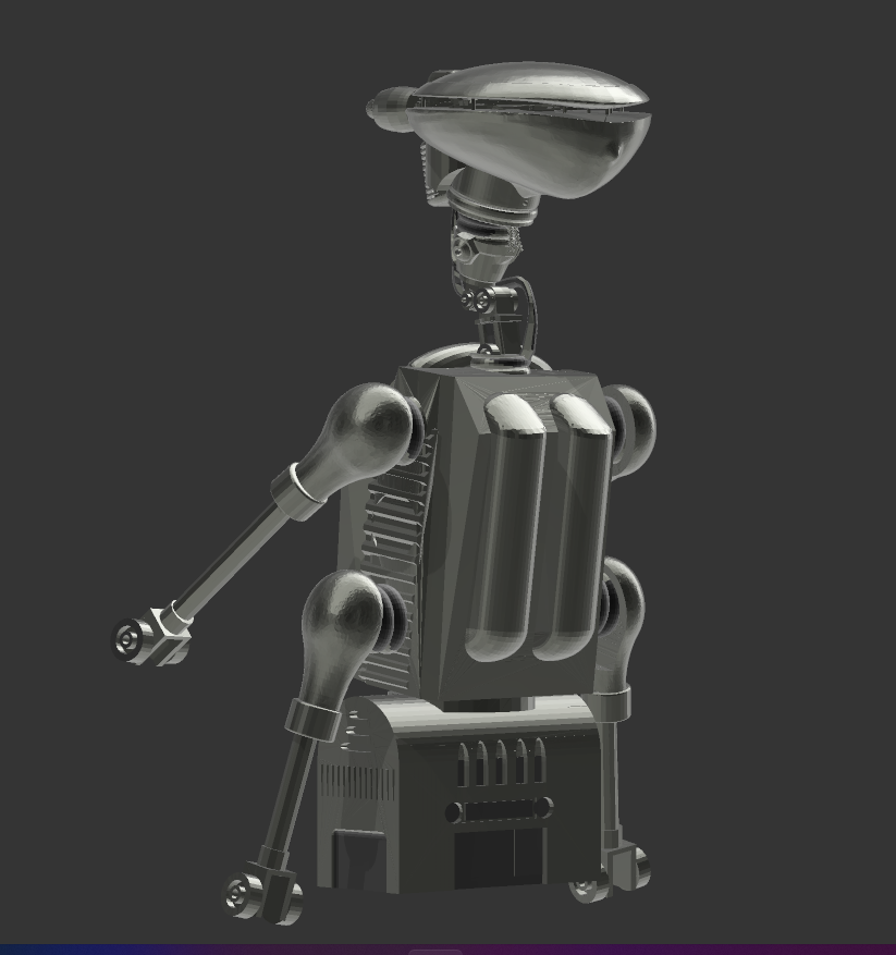 Dune Sea Train Droid Head, Neck, and body. Minus a few details. by