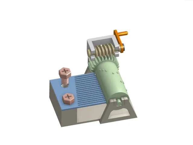 Music box - melody drum.
