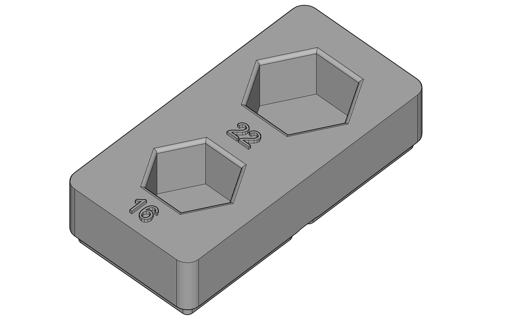 Miniatura 3 do modelo 3D gridfinity bin sparkplug socket holder metric