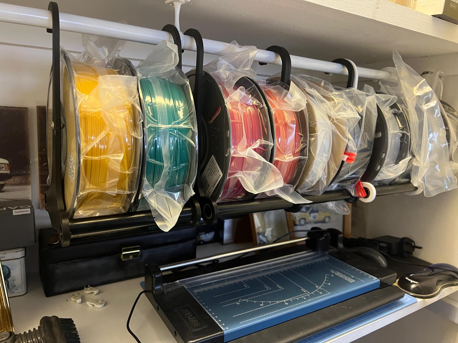 Filament Hanger for 2 rolls of filament