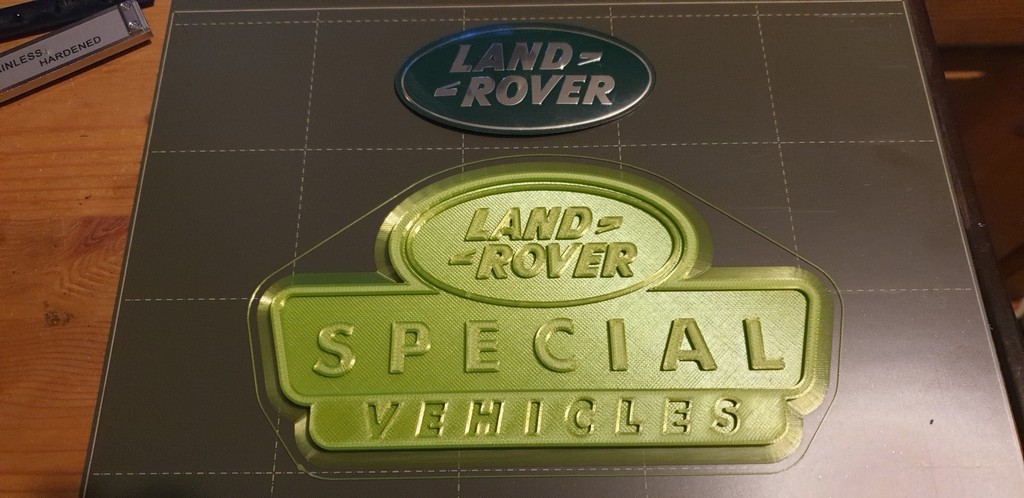 Land Rover Special Vehicles badge