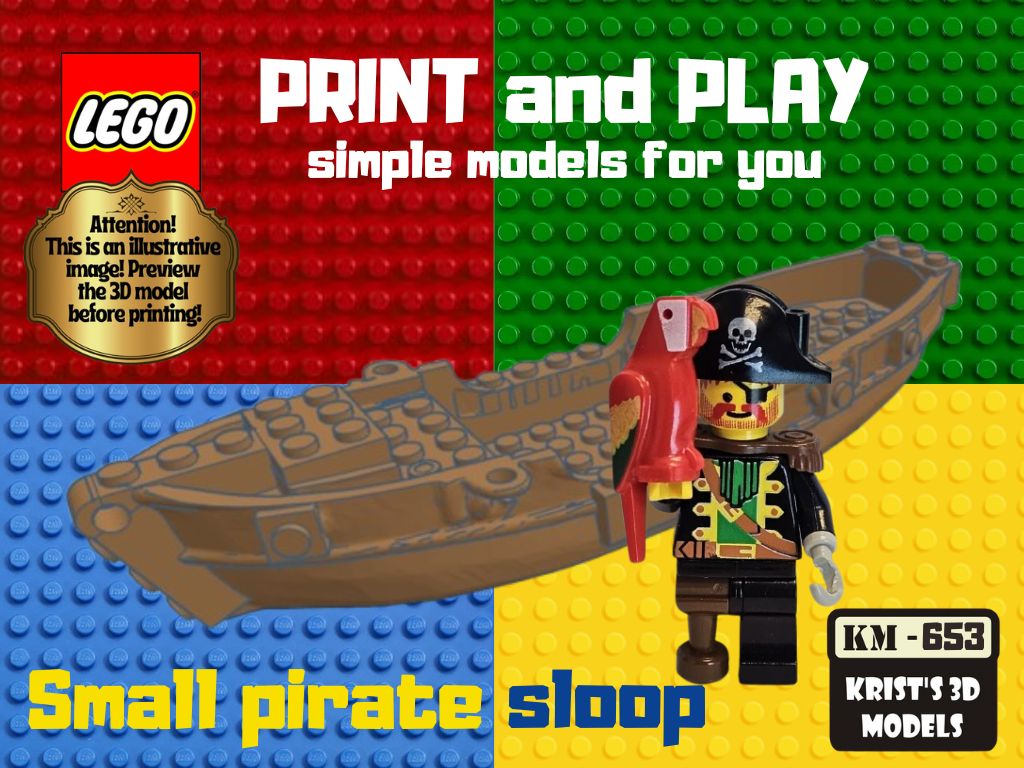 LEGO small pirate sloop