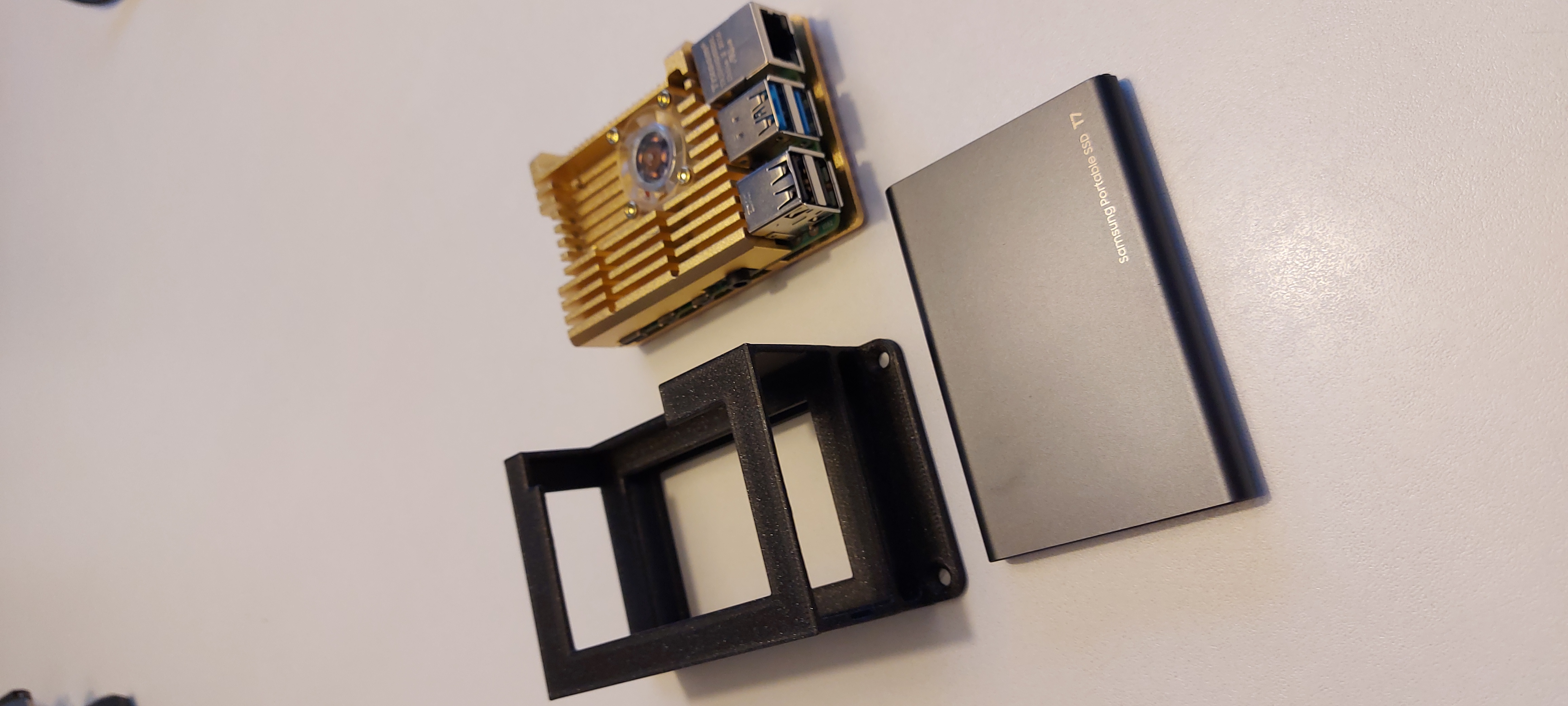 Raspberry Pi 4 SSD enclosure