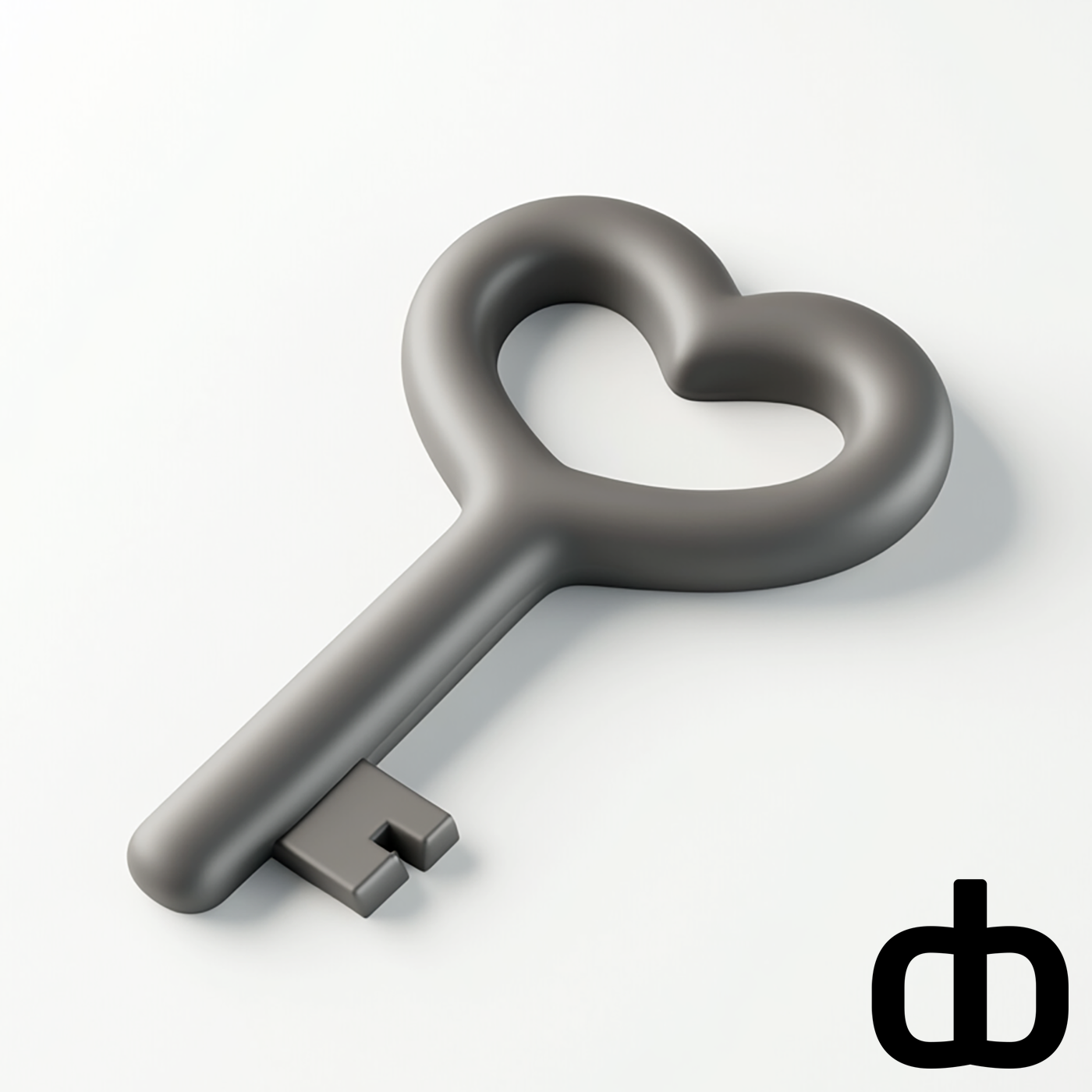 Heart-shaped Key