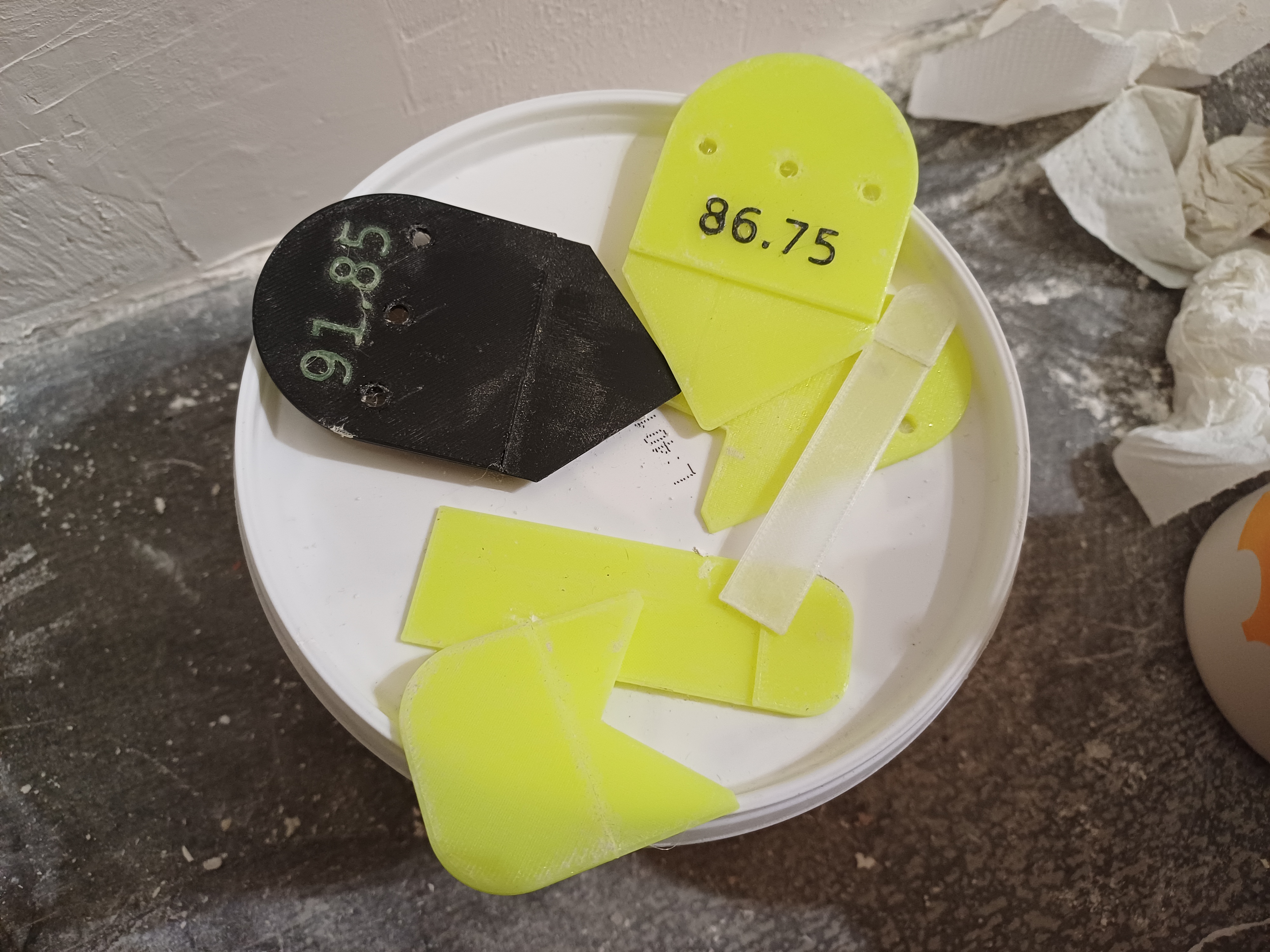 OpenSCAD spatula, sanding block & stirrer - fully customizable — miniatura 6