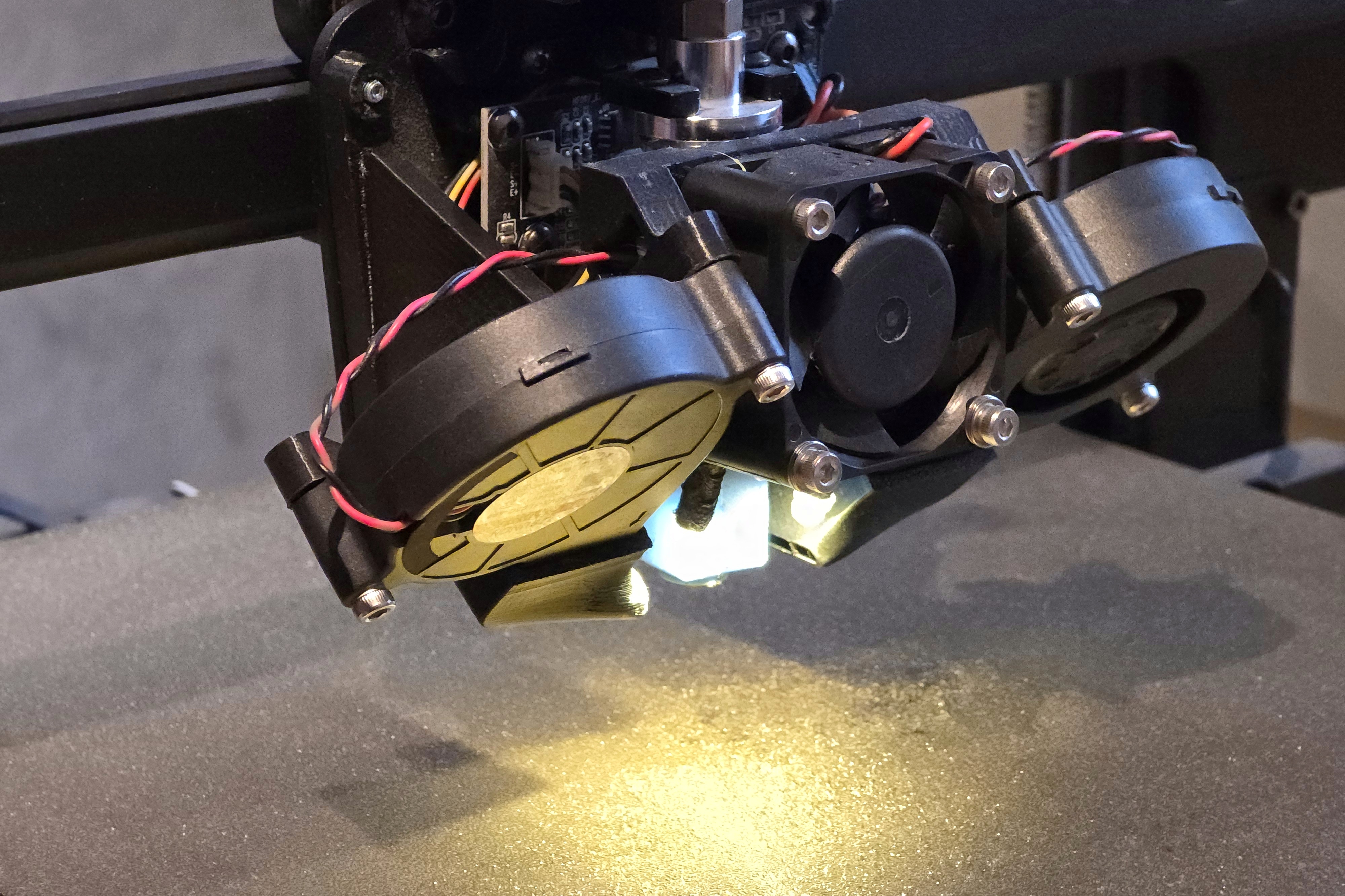 LED Lighting for Anycubic Vyper Dual 5015 V2 Rev2 (FreeCAD)