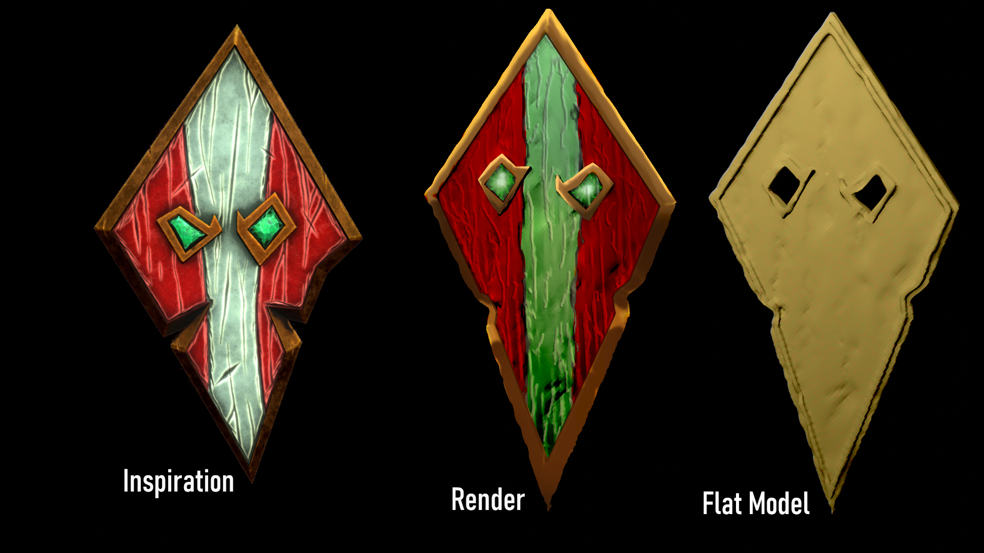 World of Warcraft inspired Troll Shield