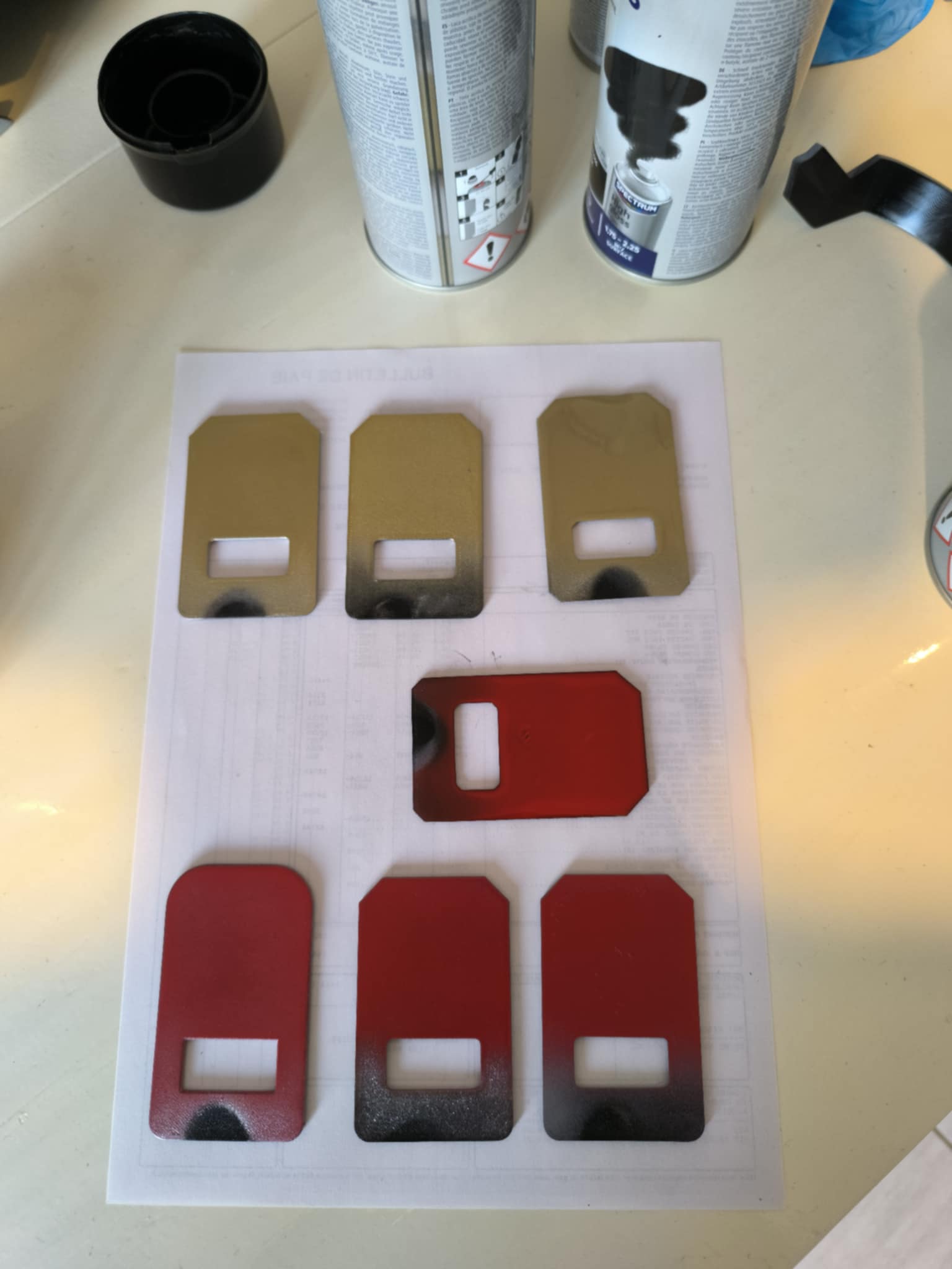 test paint / test peinture