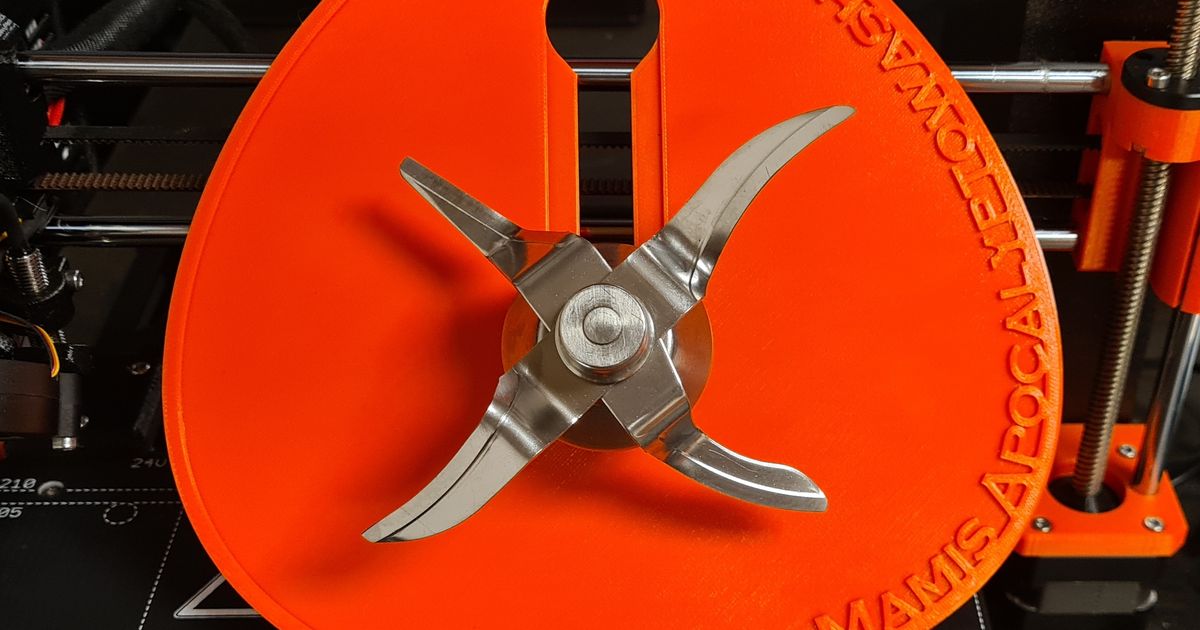 Thermomix knife holder for dishwasher by Bernd Download free STL