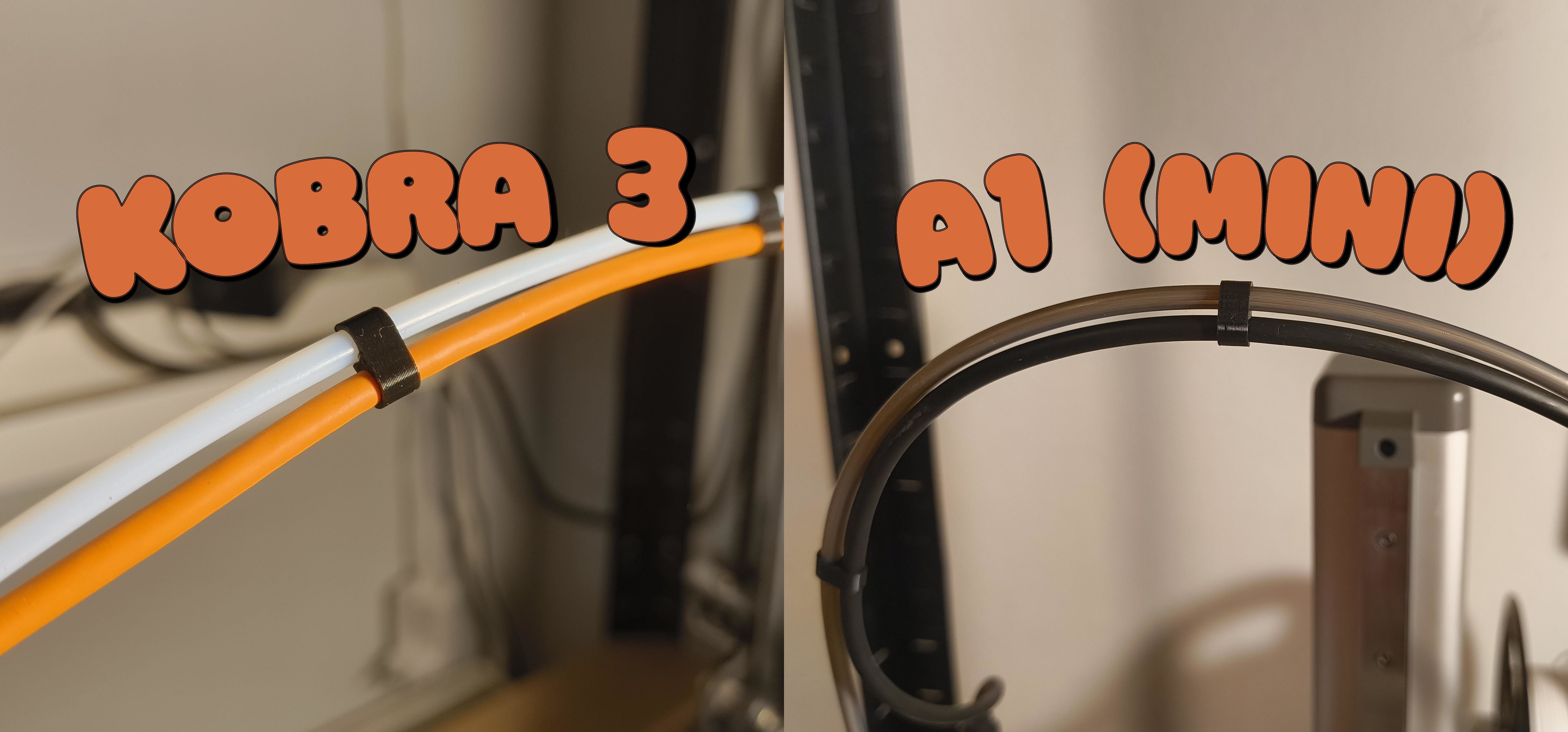 Cable/PFTE clip for A1 (mini) or Kobra 3