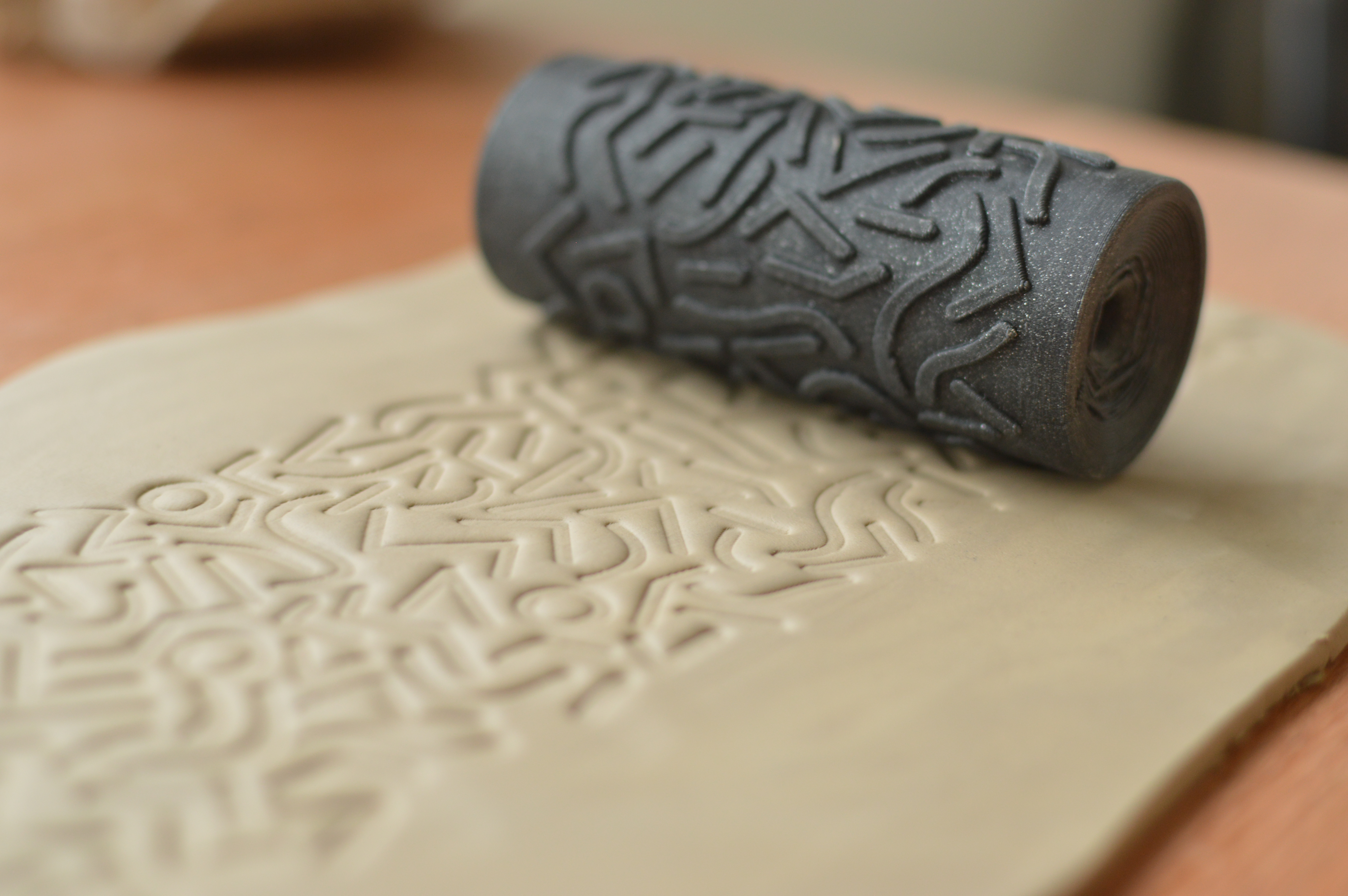 Texture Roller Abstract Doodle