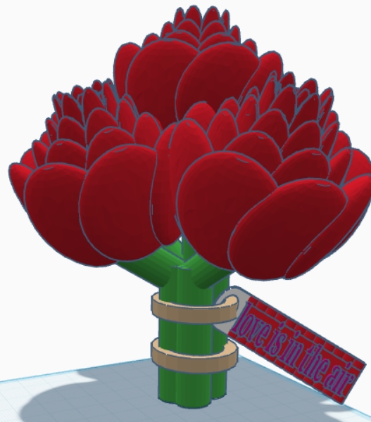 roses and tag