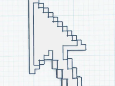 Wall Art Windows Cursor (Print in Place)